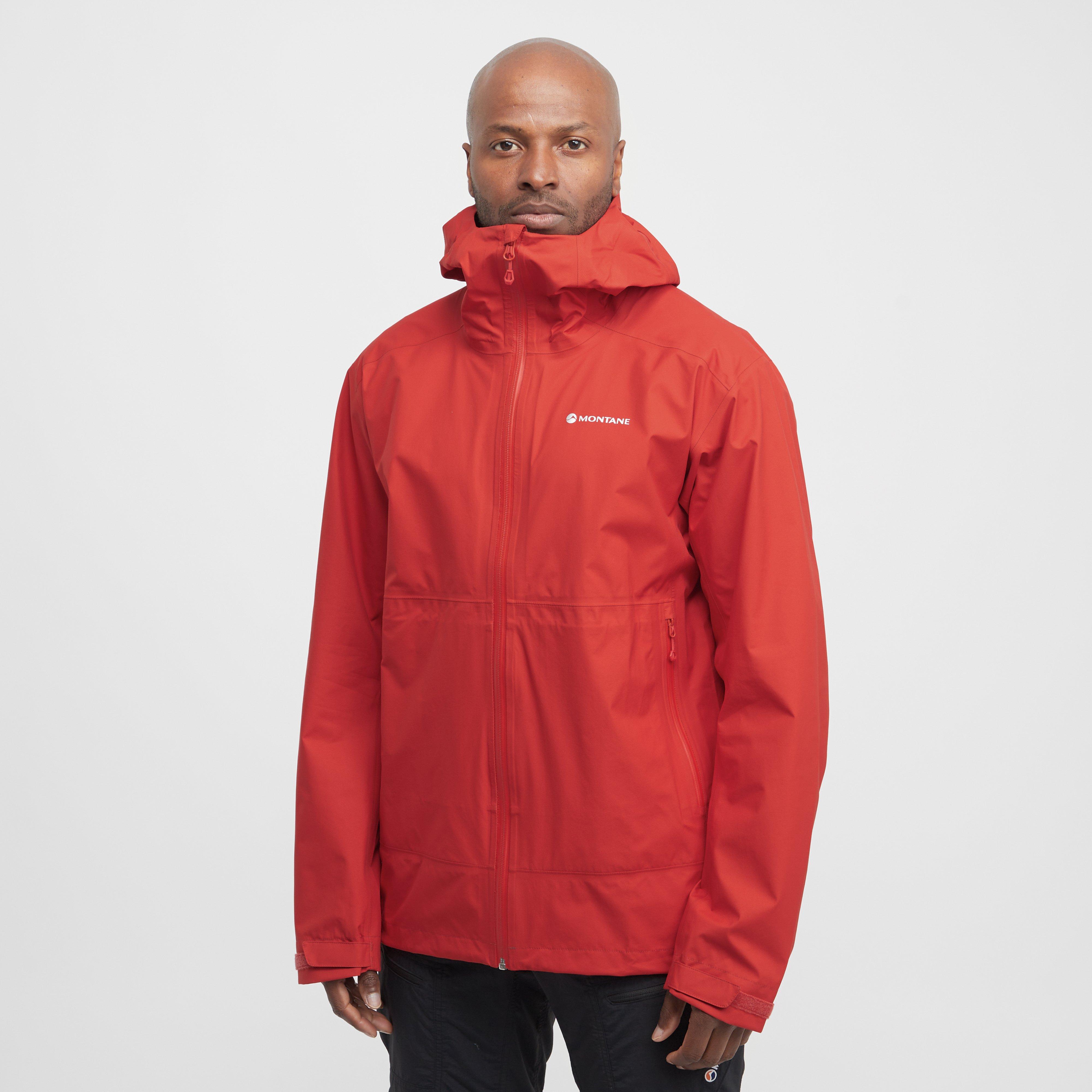 Montane Men's Spirit Lite Waterproof Jacket - Red, RED