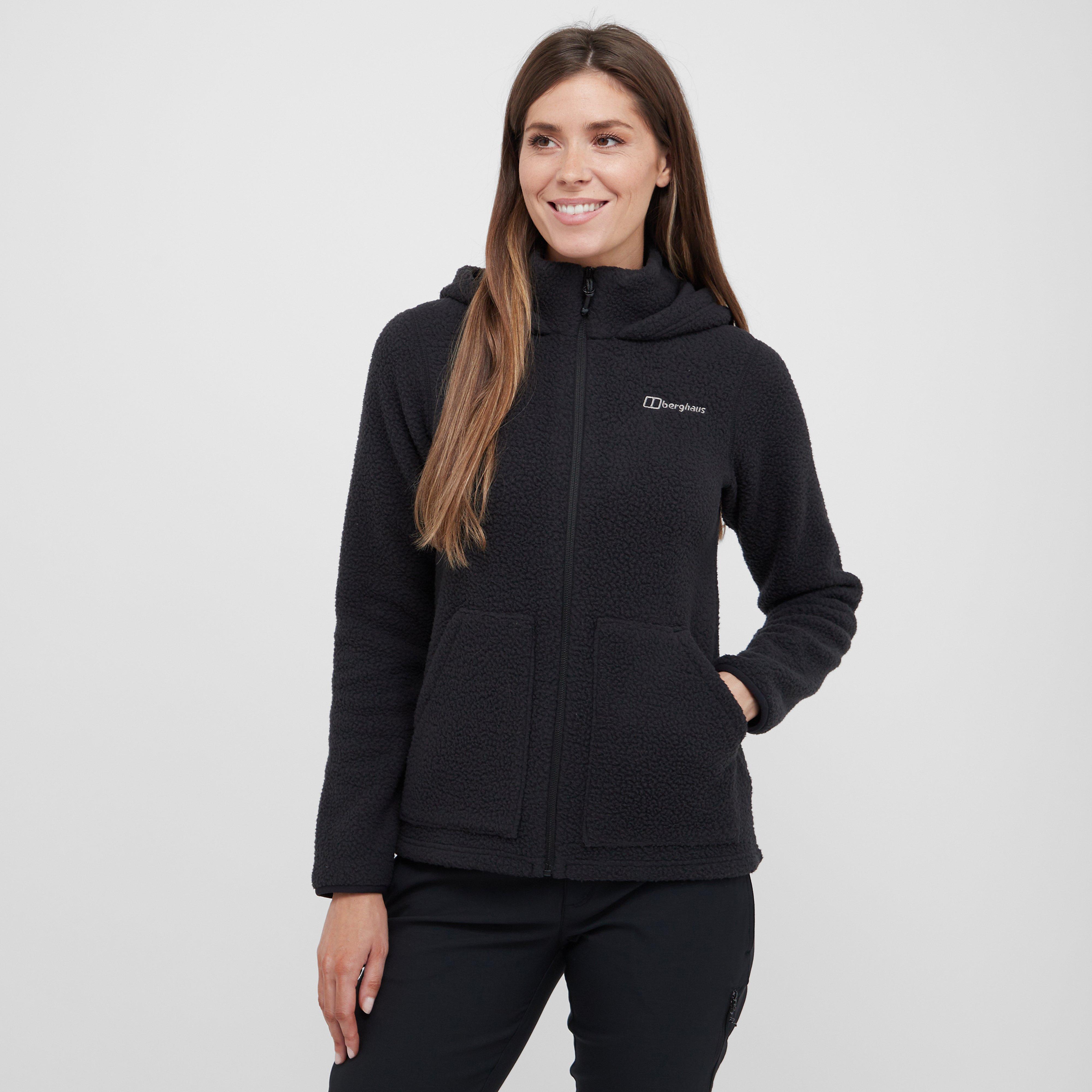 Berghaus Women's Darria Full Zip Hooded Fleece Jacket - Bl, BL