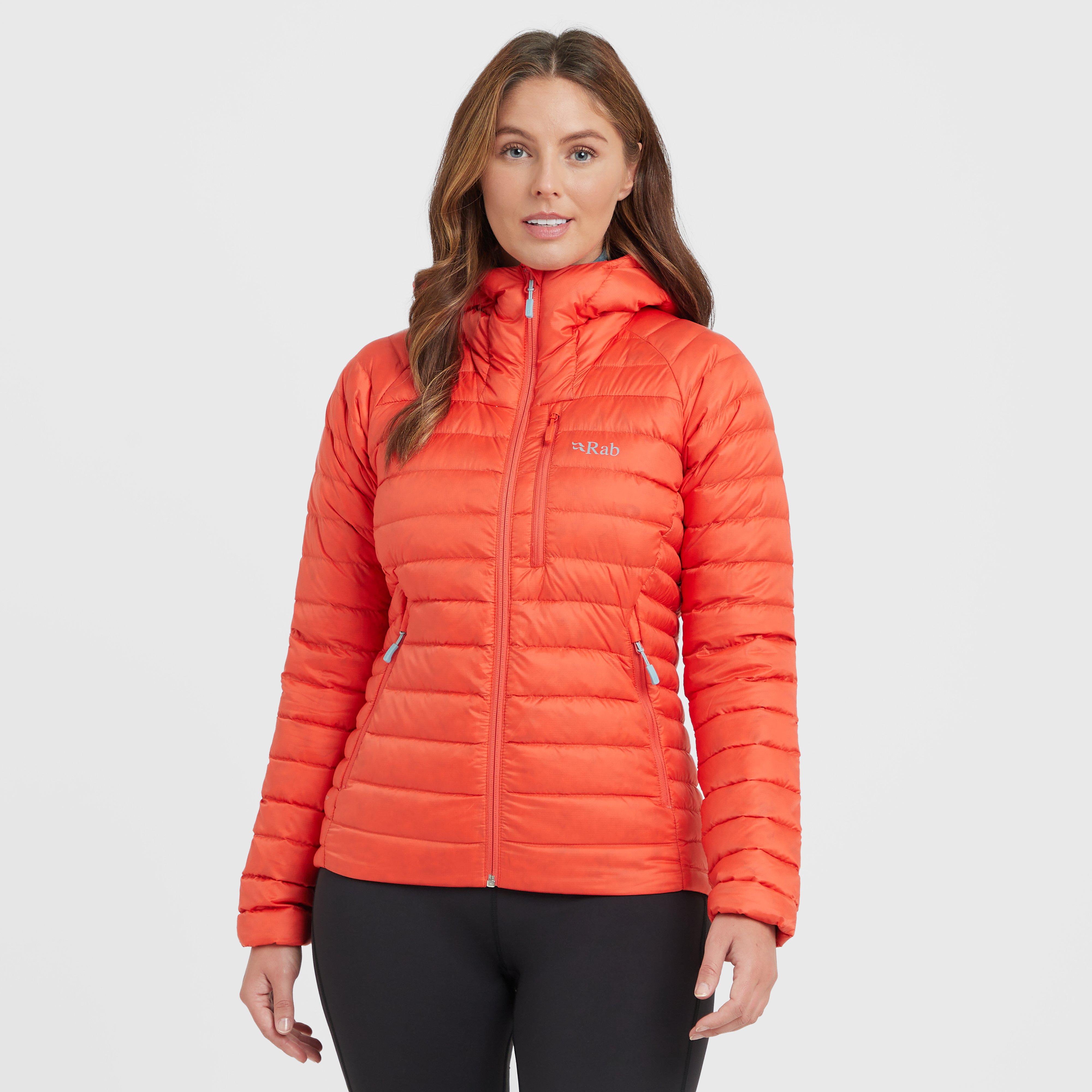 Rab Women's Microlight Alpine Down Jacket - Red, RED