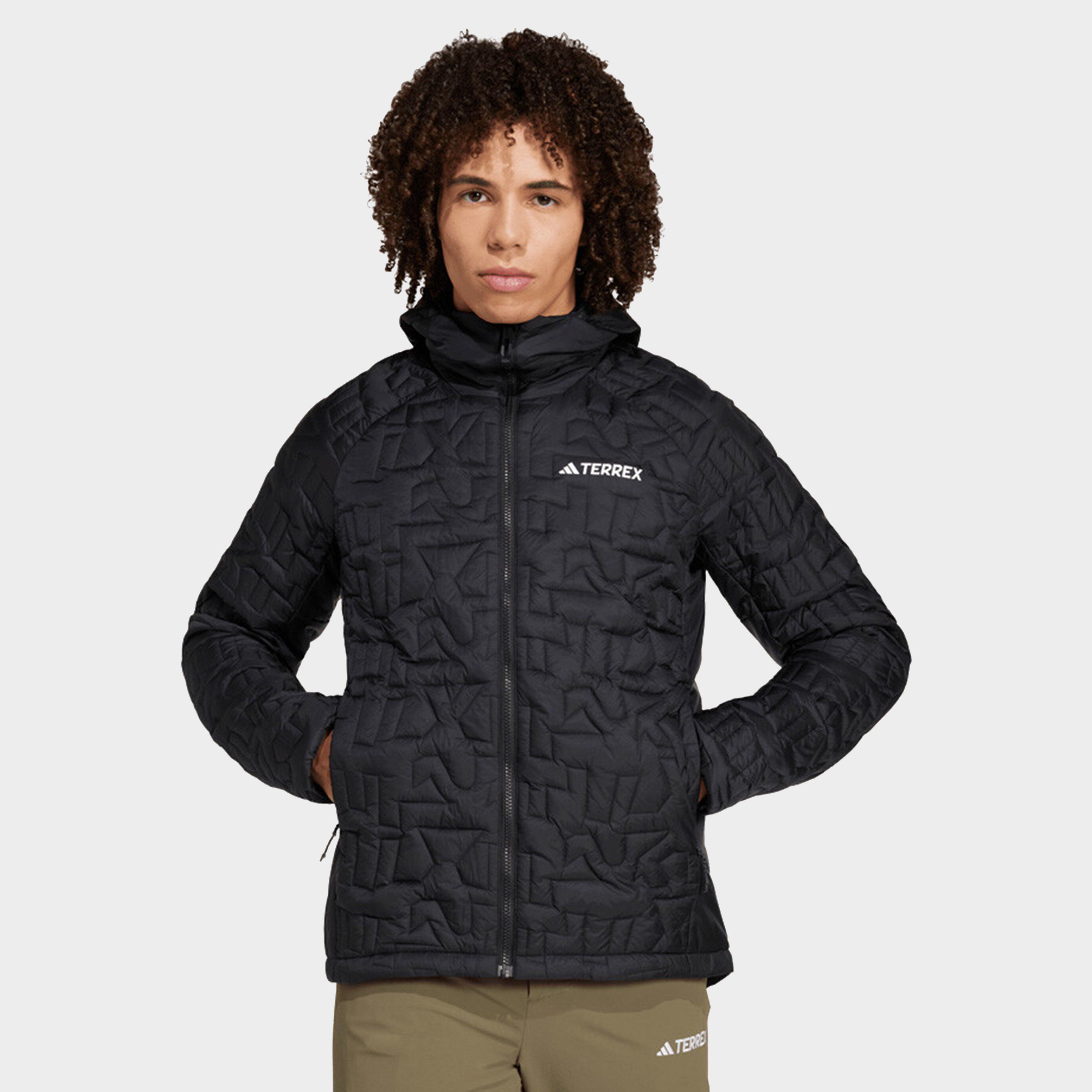 Adidas Men's Xperior Primaloft Loose Fill Insulated Hooded Jacket - Blk, BLK