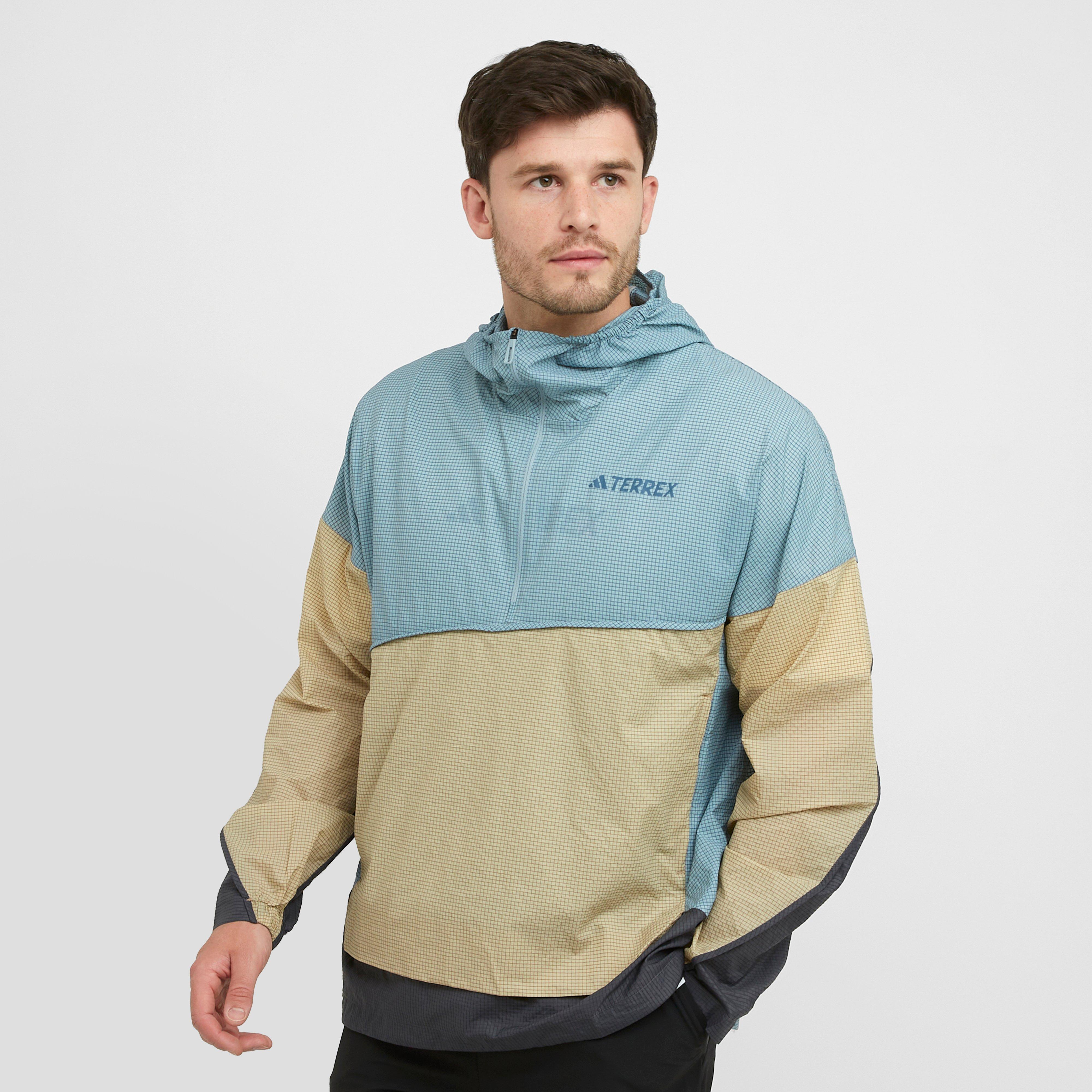 Adidas Terrex Men's Xploric Wind Anorak - Blue, Blue
