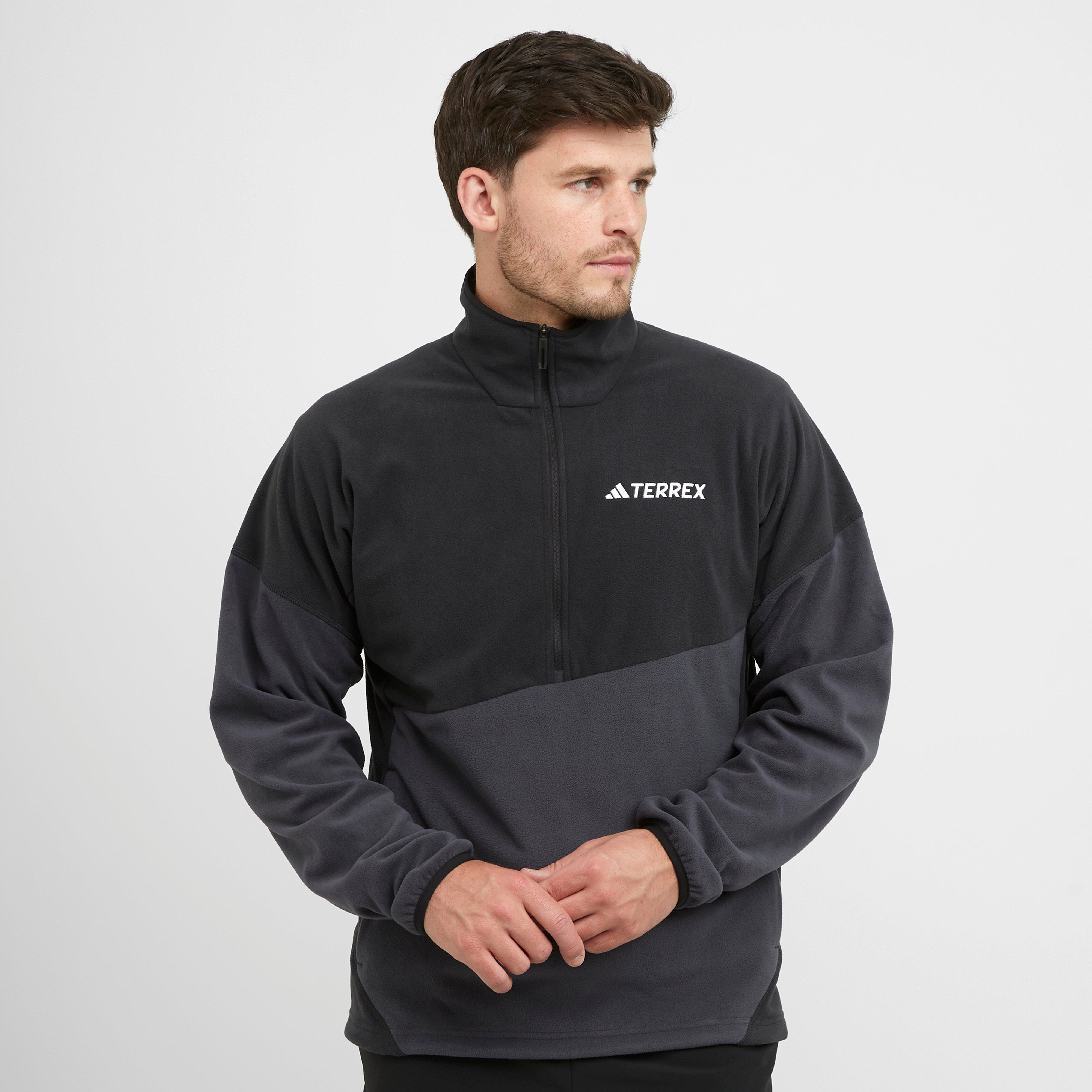 Adidas Terrex Men's Climawarm Fleece Anorak - Blk, BLK