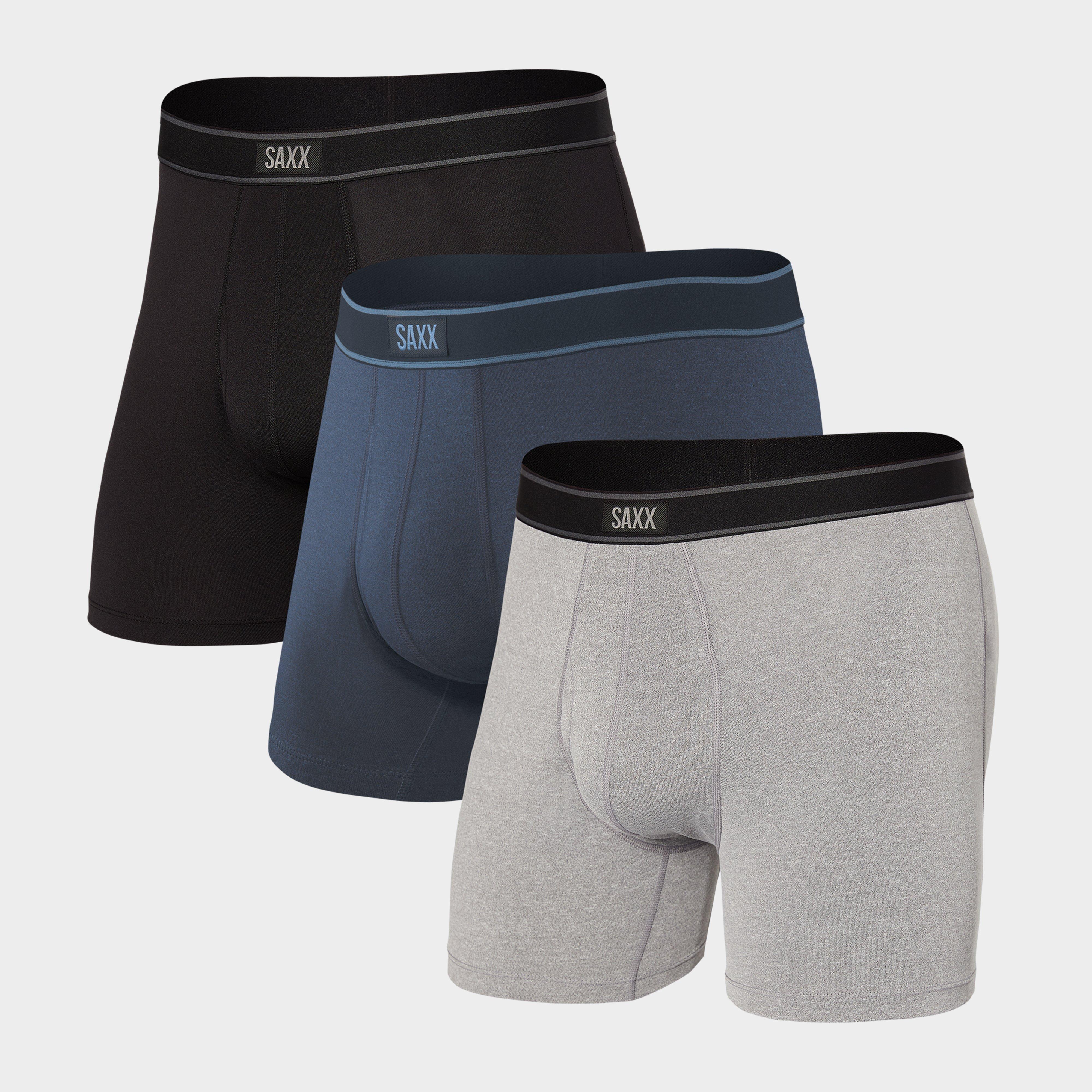 Saxx Men's Daytripper Boxer Shorts Pack Of Three - Ngy, NGY