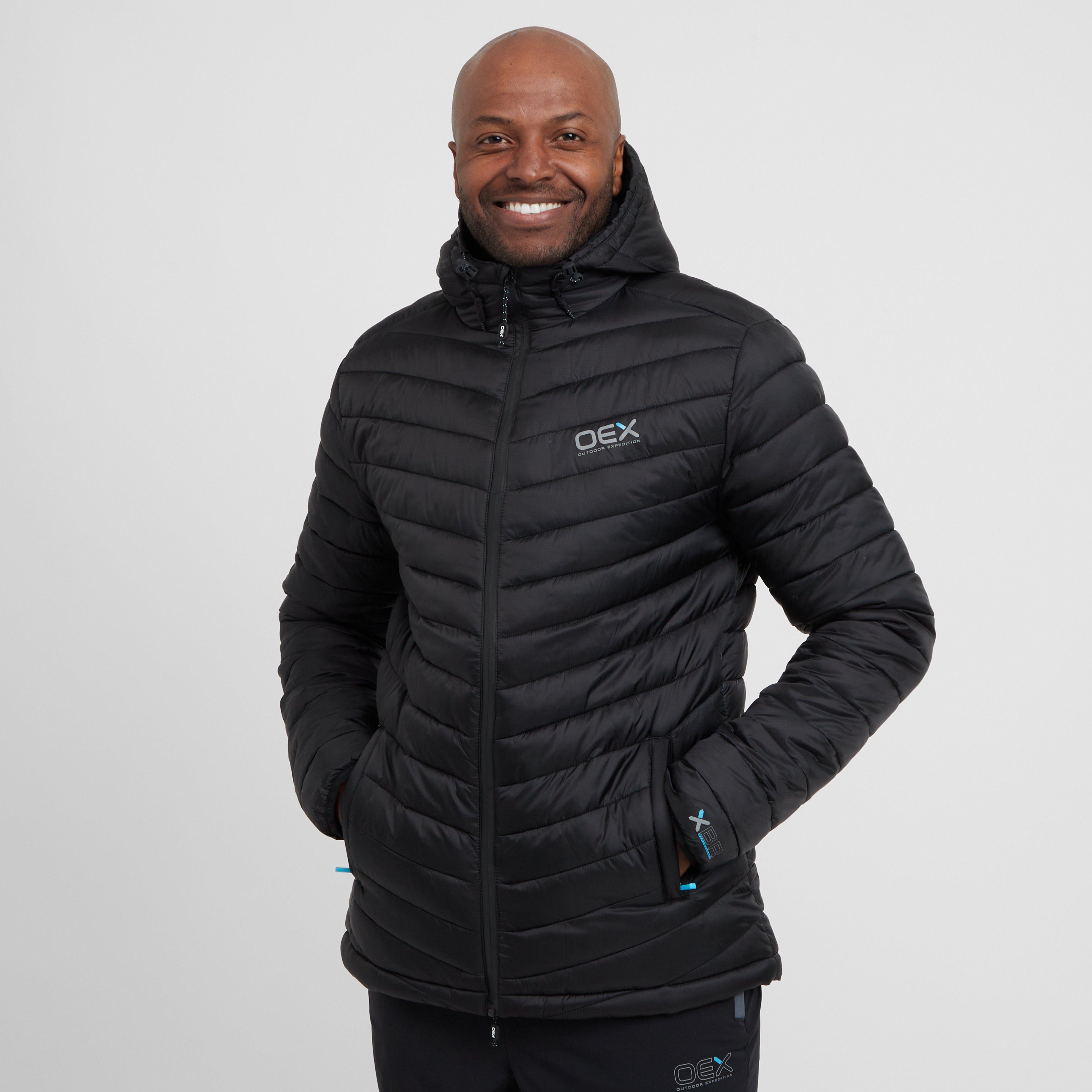 Oex Blue Men's Murdos Insulated Jacket - Blk, BLK