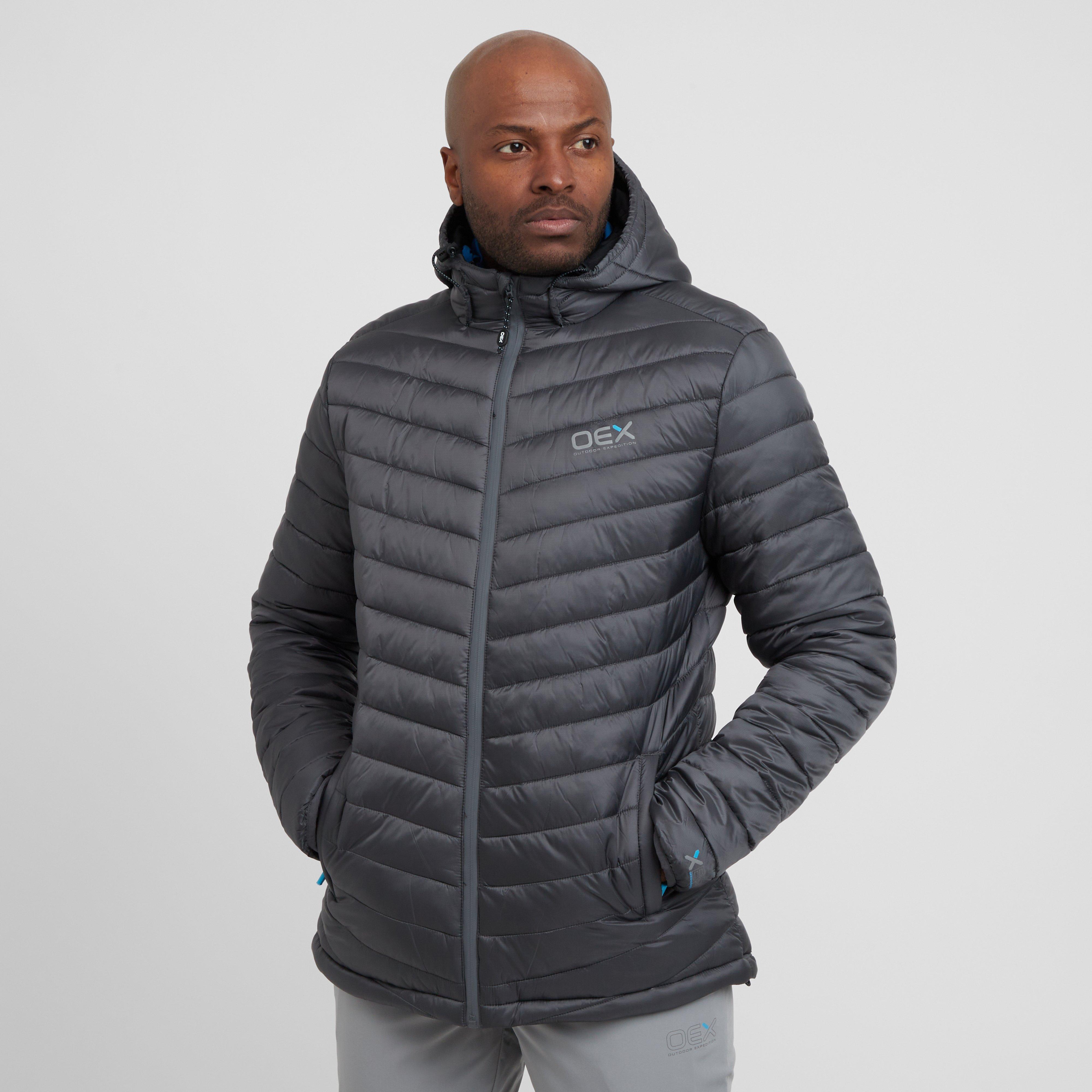 Oex Blue Men's Murdos Insulated Jacket - Gry, GRY