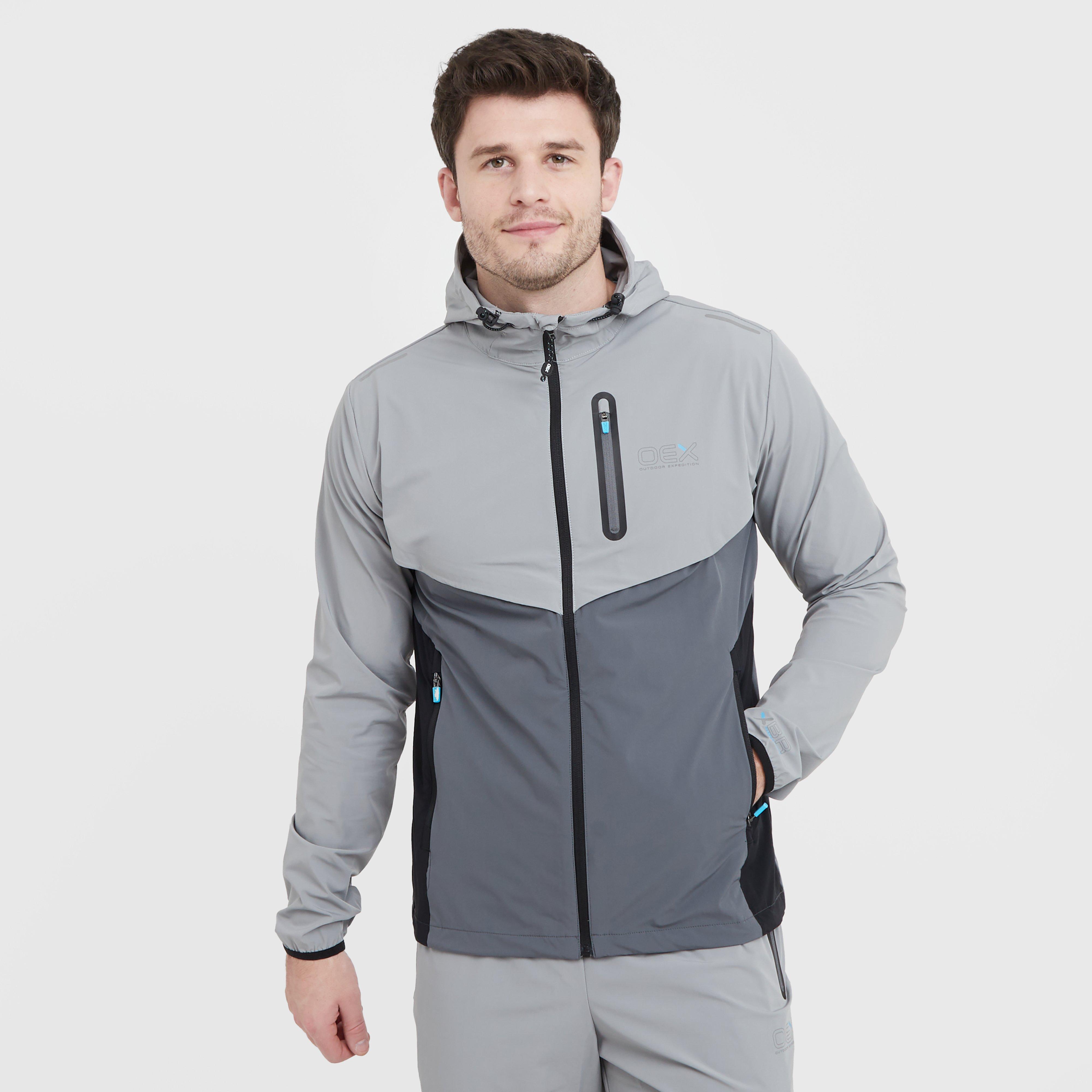 Oex Blue Men's Fell Track Top - Dgy, DGY