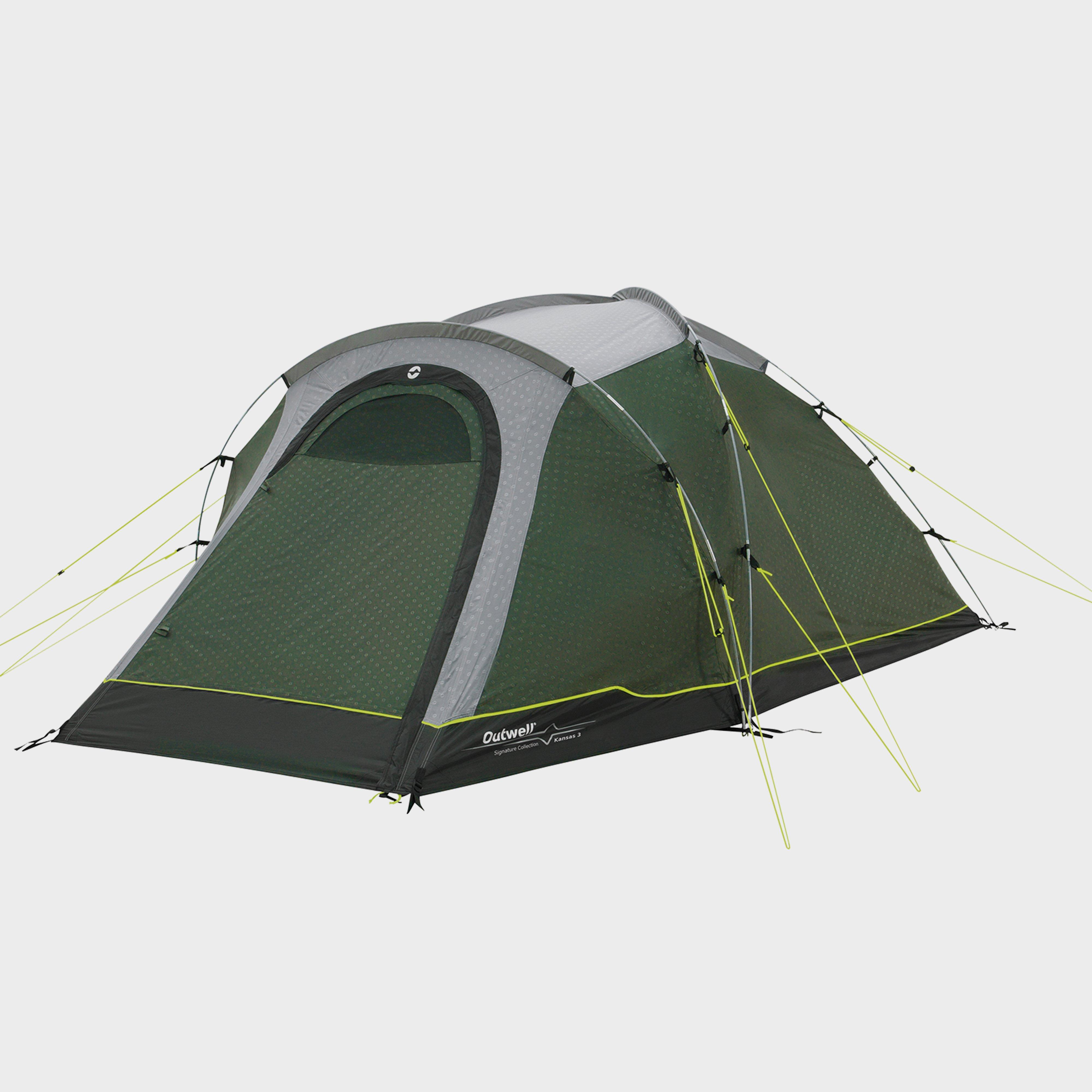 Outwell Kansas 3 Two-Room Dome Tent, 3