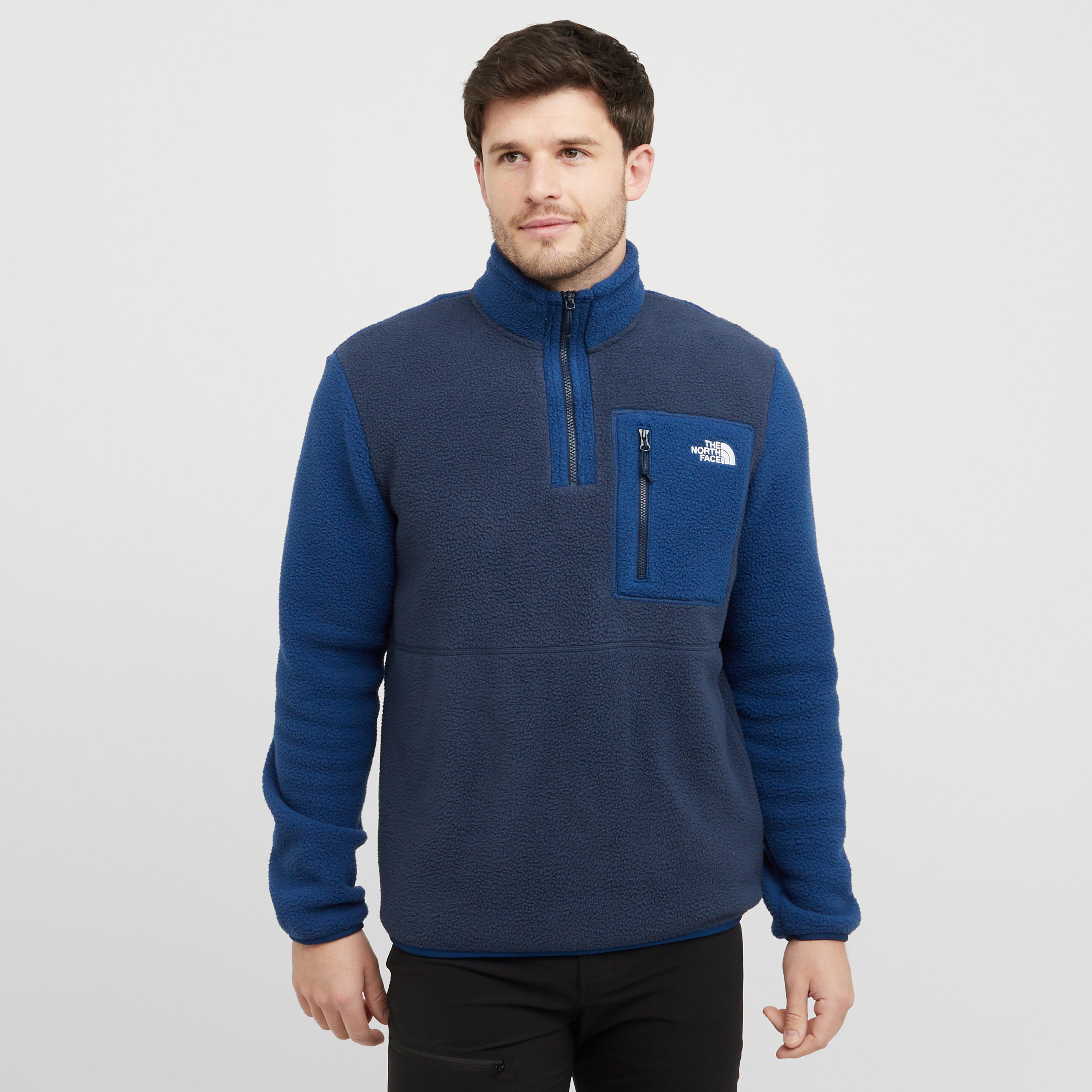 The North Face Men's Yumiori ¼ Zip Fleece Jacket - Nvy, NVY