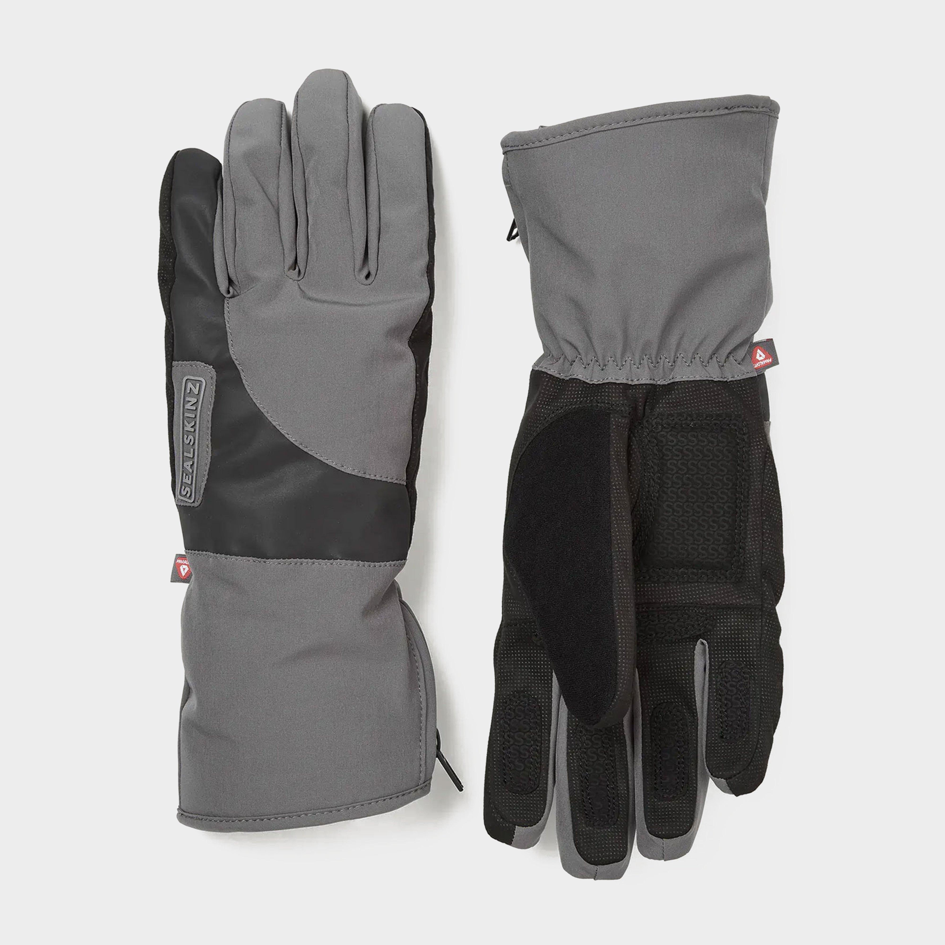 Sealskinz Unisex Marsham Waterproof Cold Weather Reflective Cycle Gloves - Dark Grey, Dark Grey