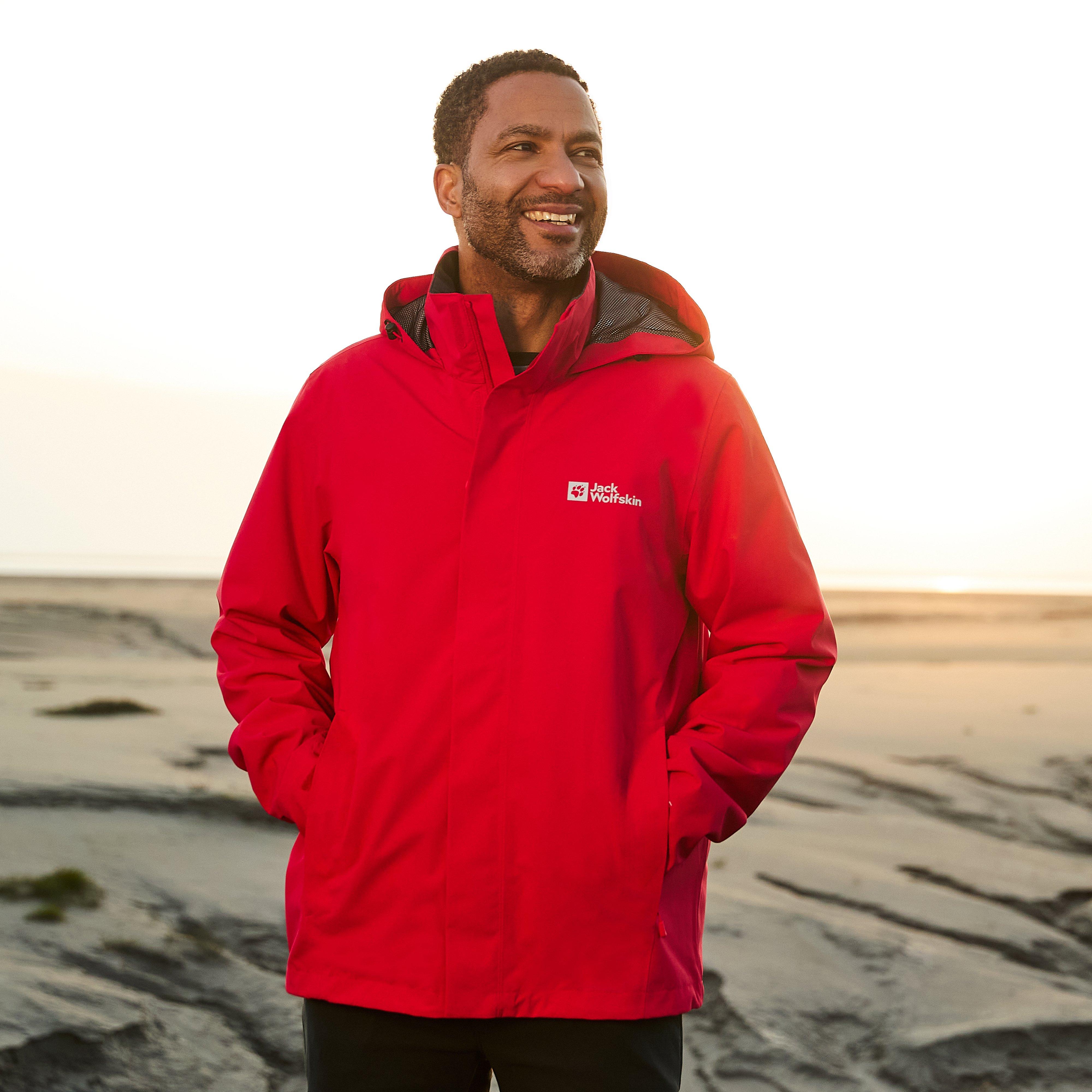 Jack Wolfskin Men's Trailtime 2L Jacket - Red, RED