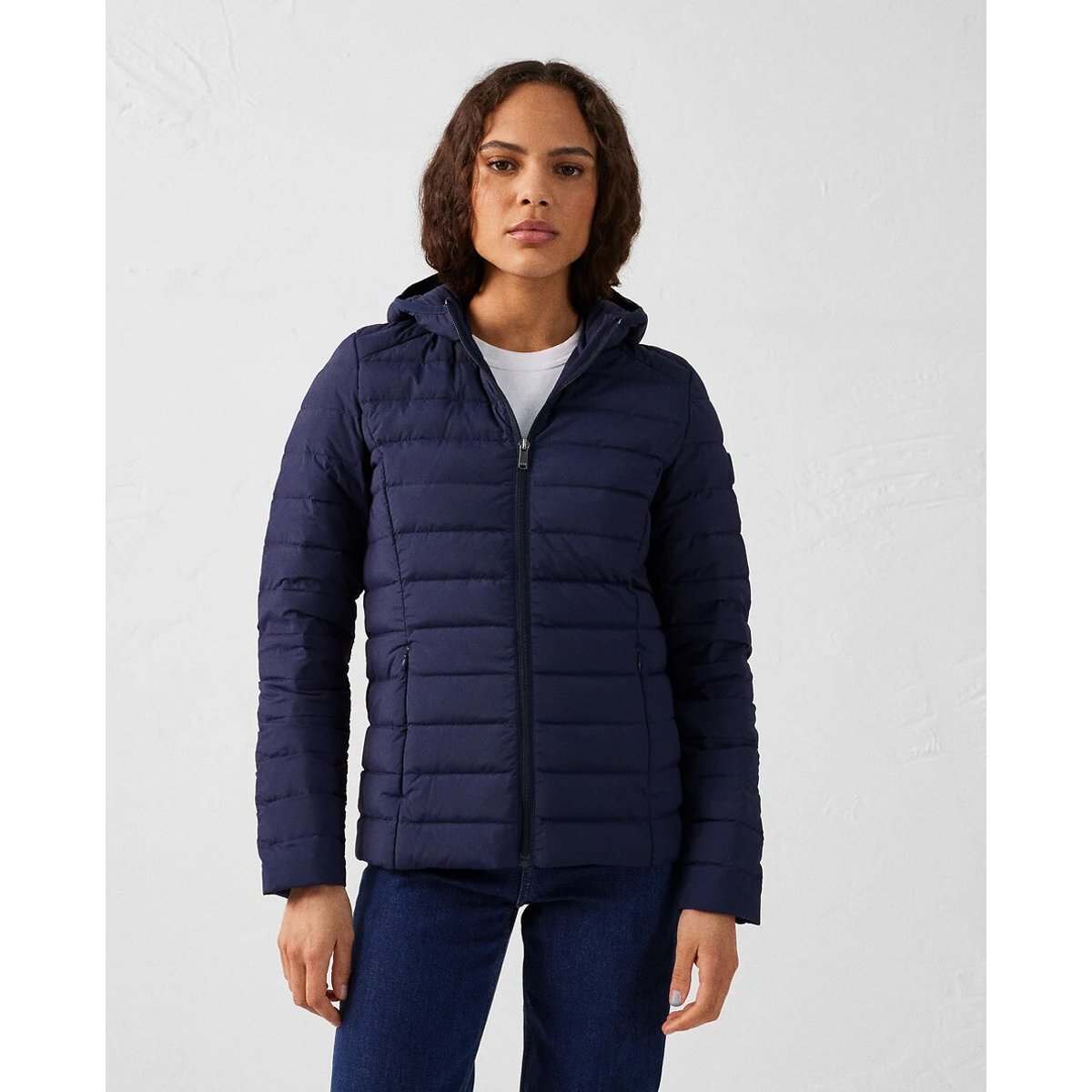 Salma Zipped Padded Jacket with Hood