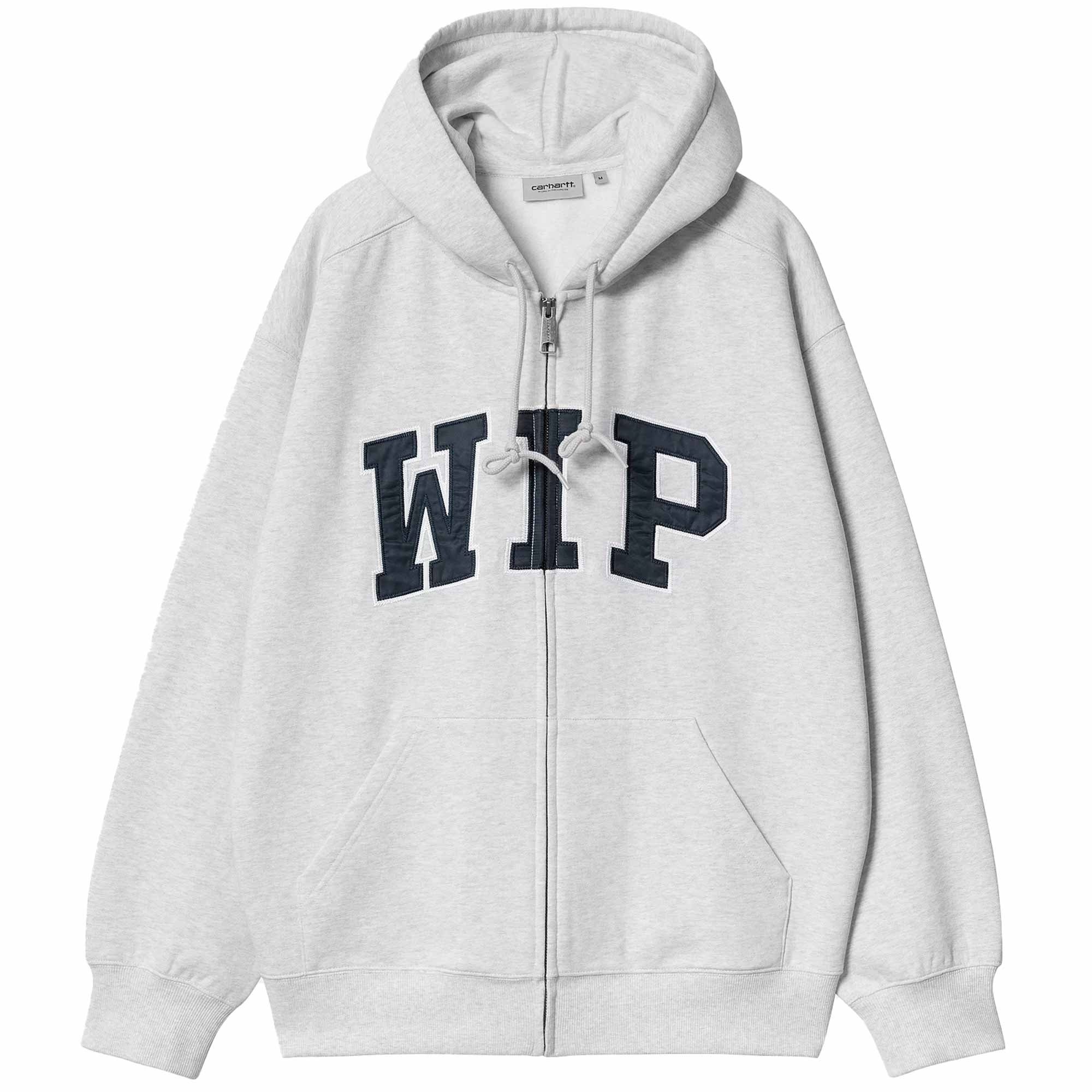 Hooded WIP Sweat Jacket - Ash