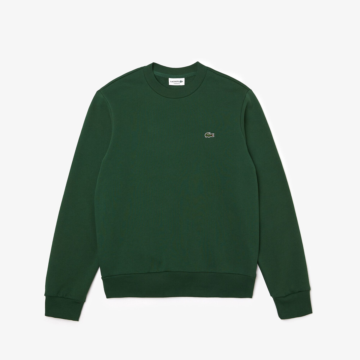 Cotton Blend Sweatshirt with Crew Neck