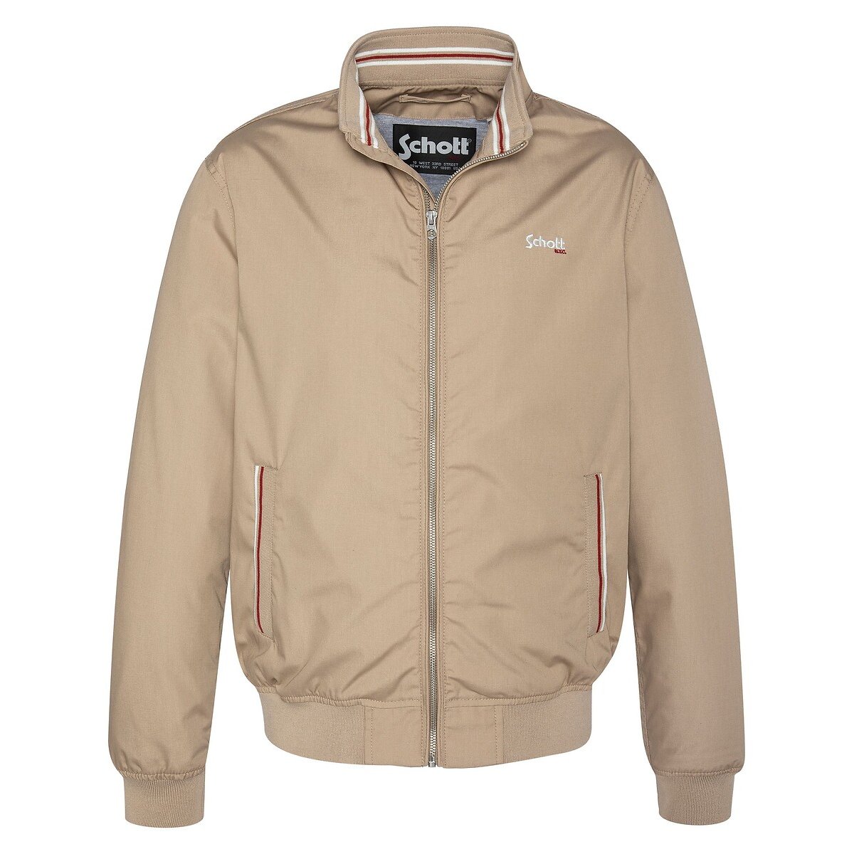 Kenton Zip-Up Jacket with High Neck
