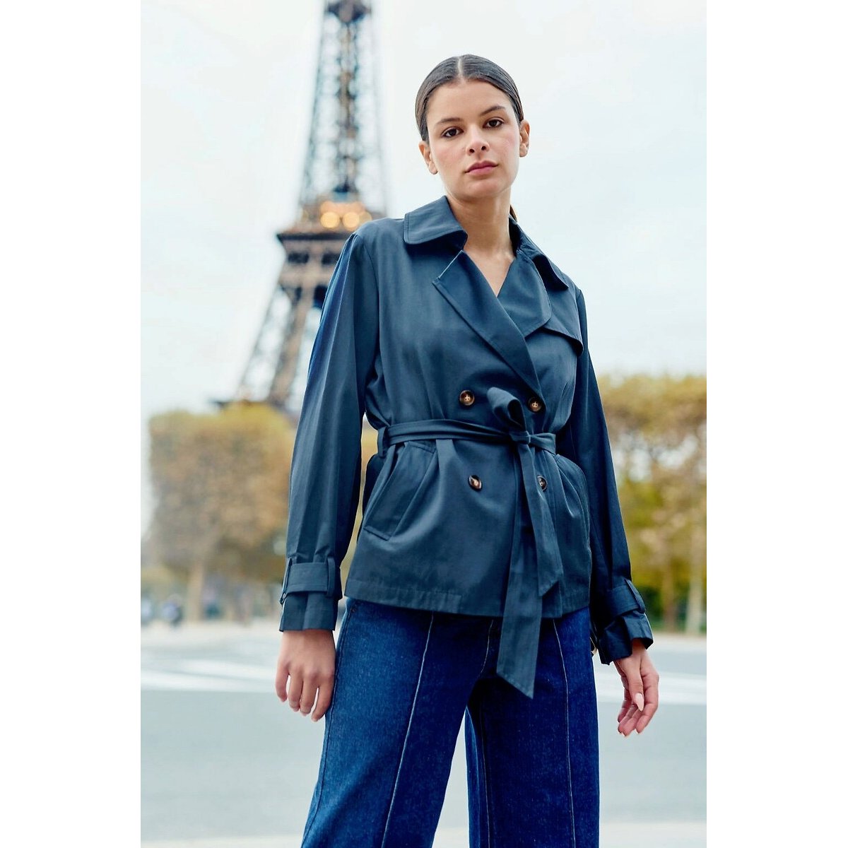 Narago Short Trench Coat