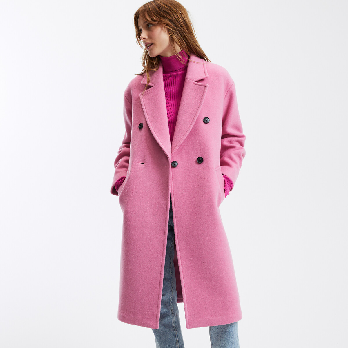 Signatures Barnabé Coat in Wool Mix