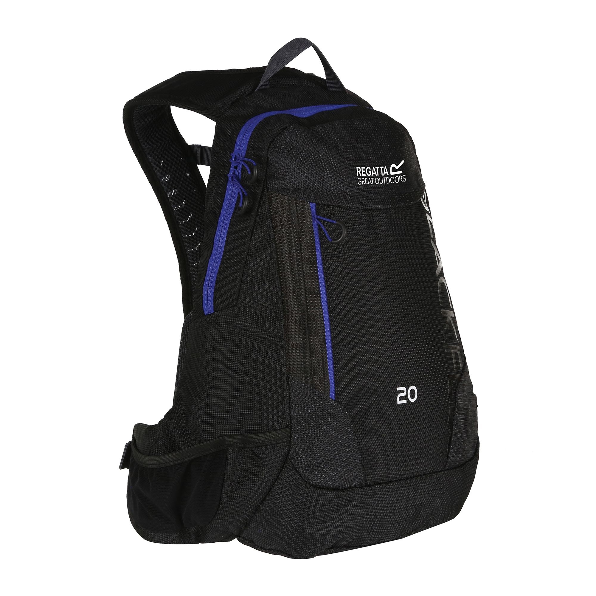 Regatta Unisex Blackfell III 20L Hydropack Rucksack (Black/Surfspray Blue) - Multicolour - One Size