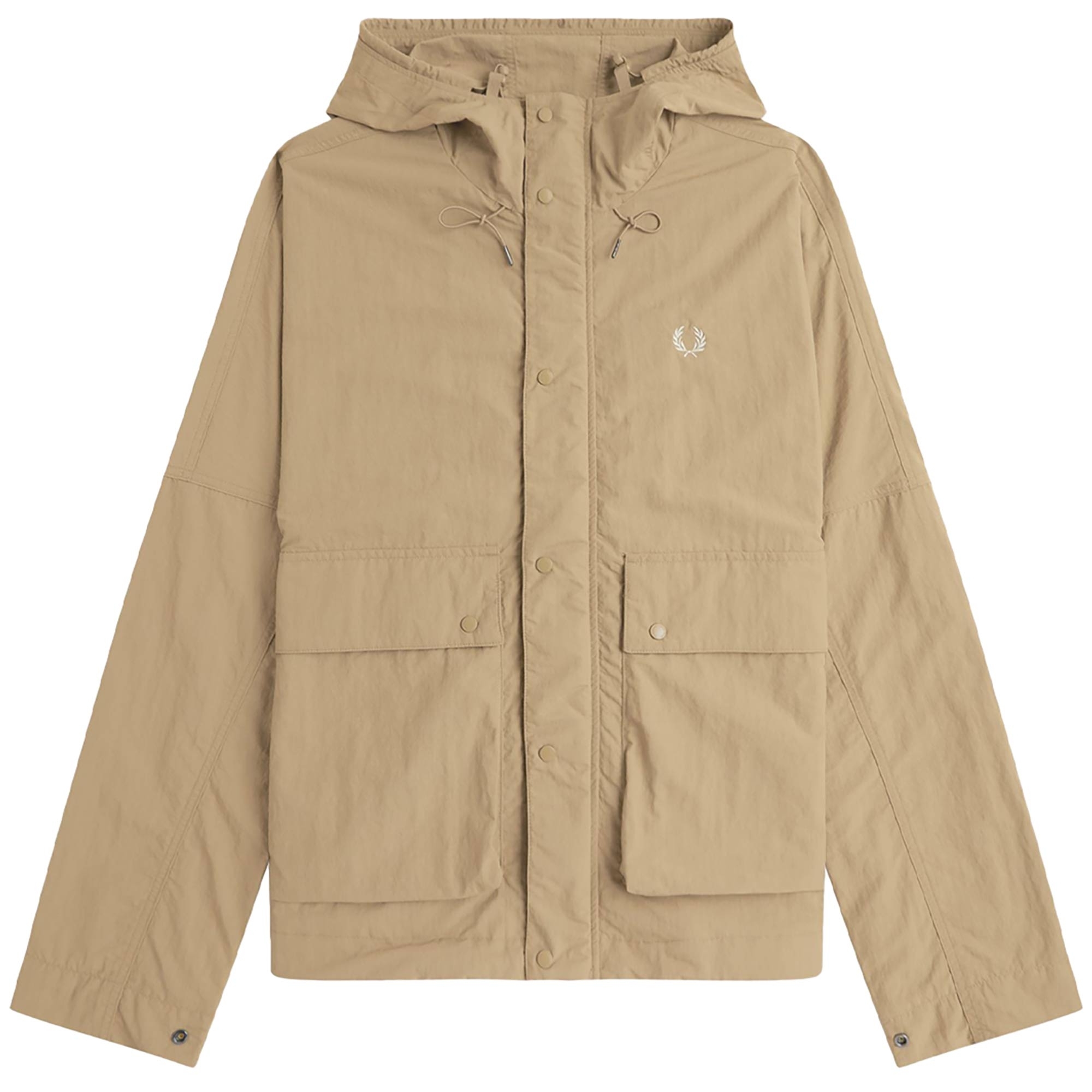 Cropped Fishing Parka - Warm Stone