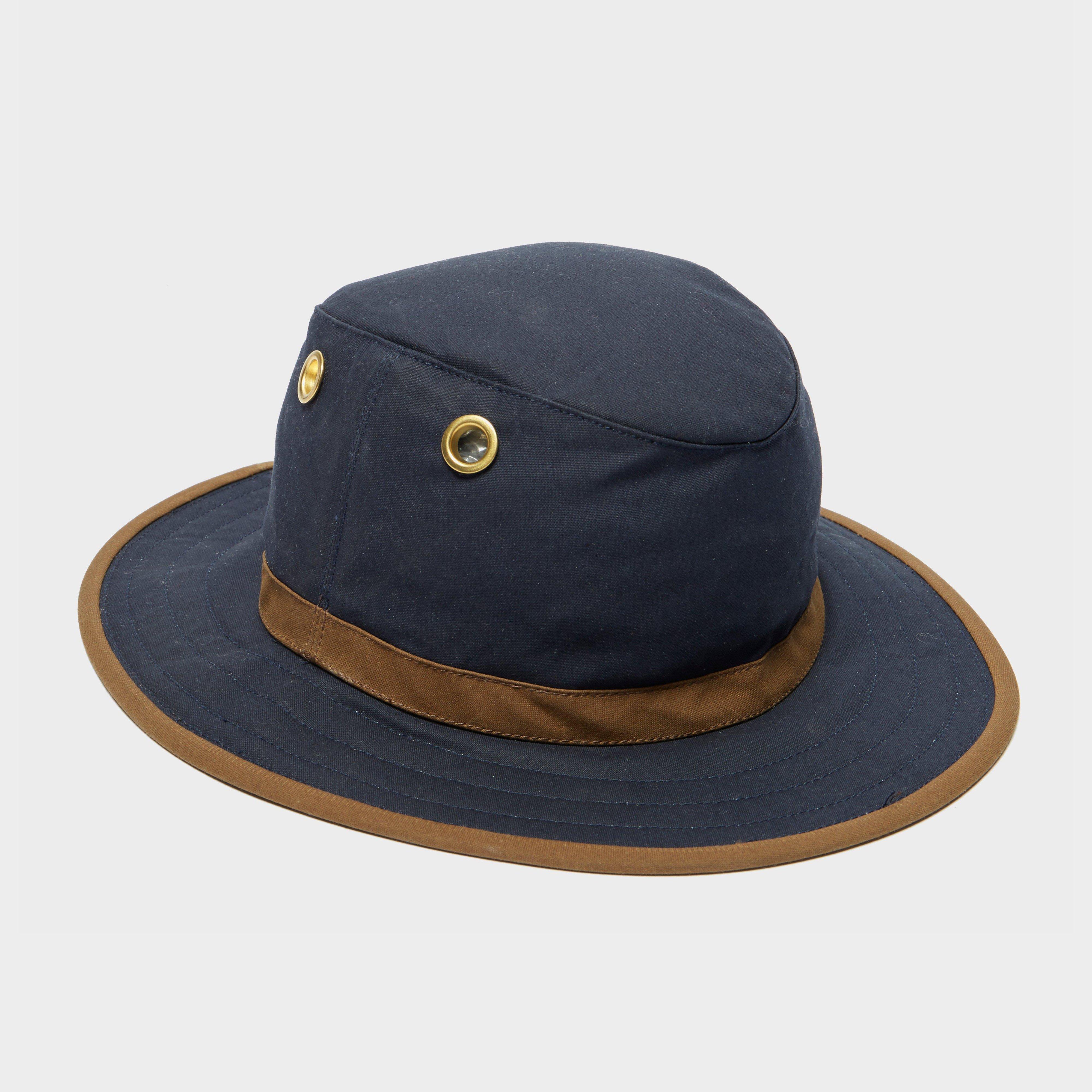 Tilley TWC7 Outback Waxed Cotton Hat, Navy