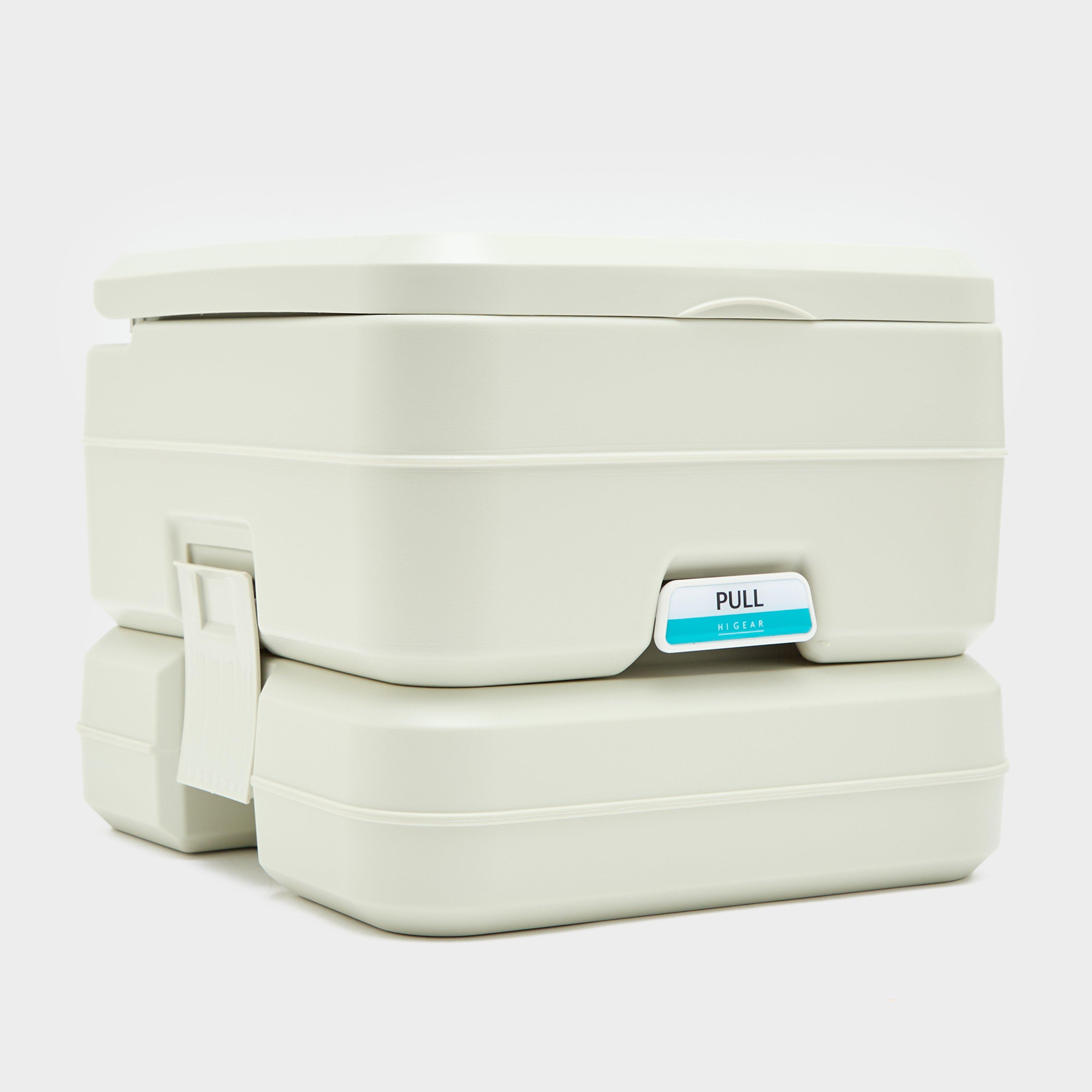 HI-GEAR Portable Flush Toilet, Grey