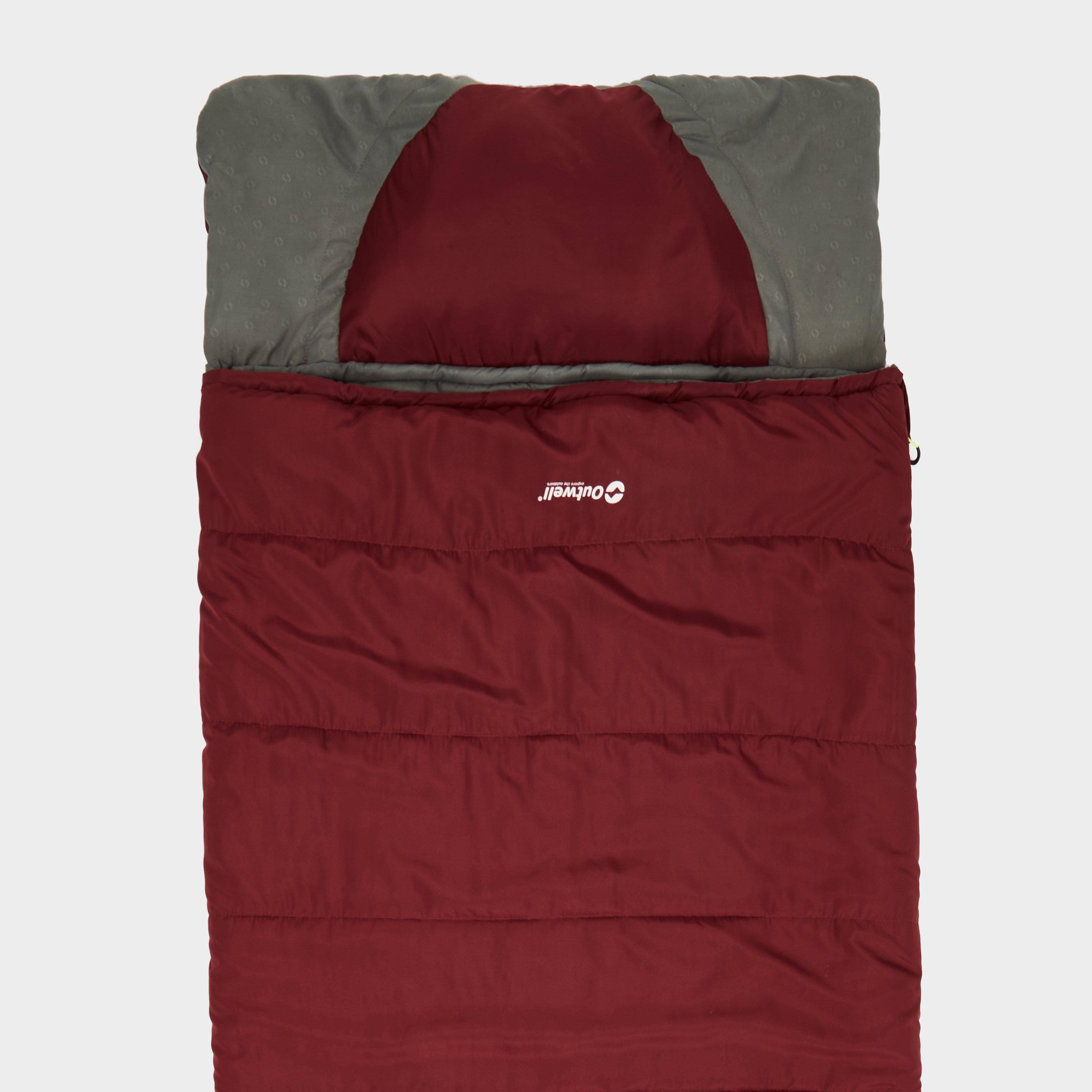 Outwell Contour Lux Sleeping Bag 2024, Red