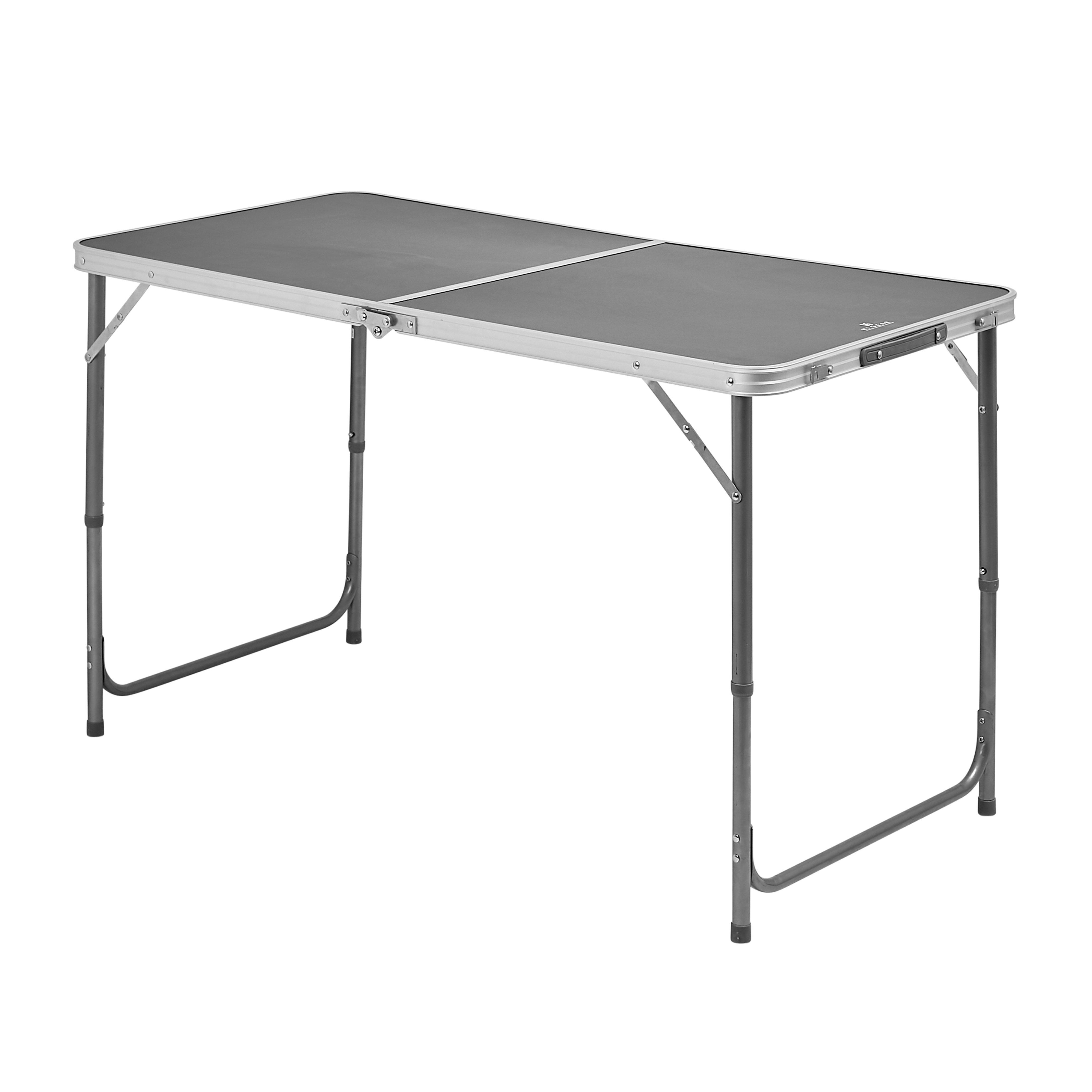 HI-GEAR Double Picnic Table, Silver