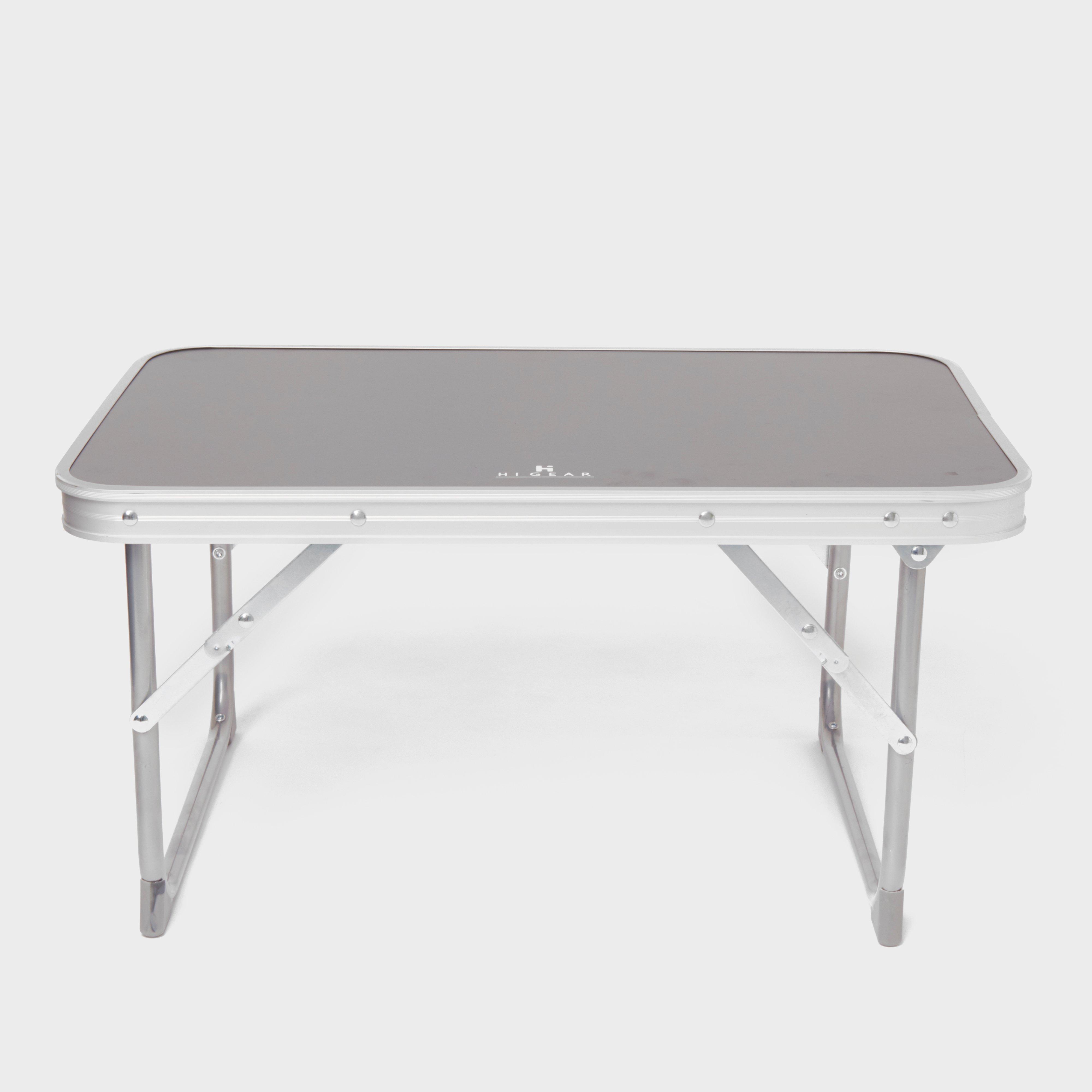 HI-GEAR Low Picnic Table, Silver