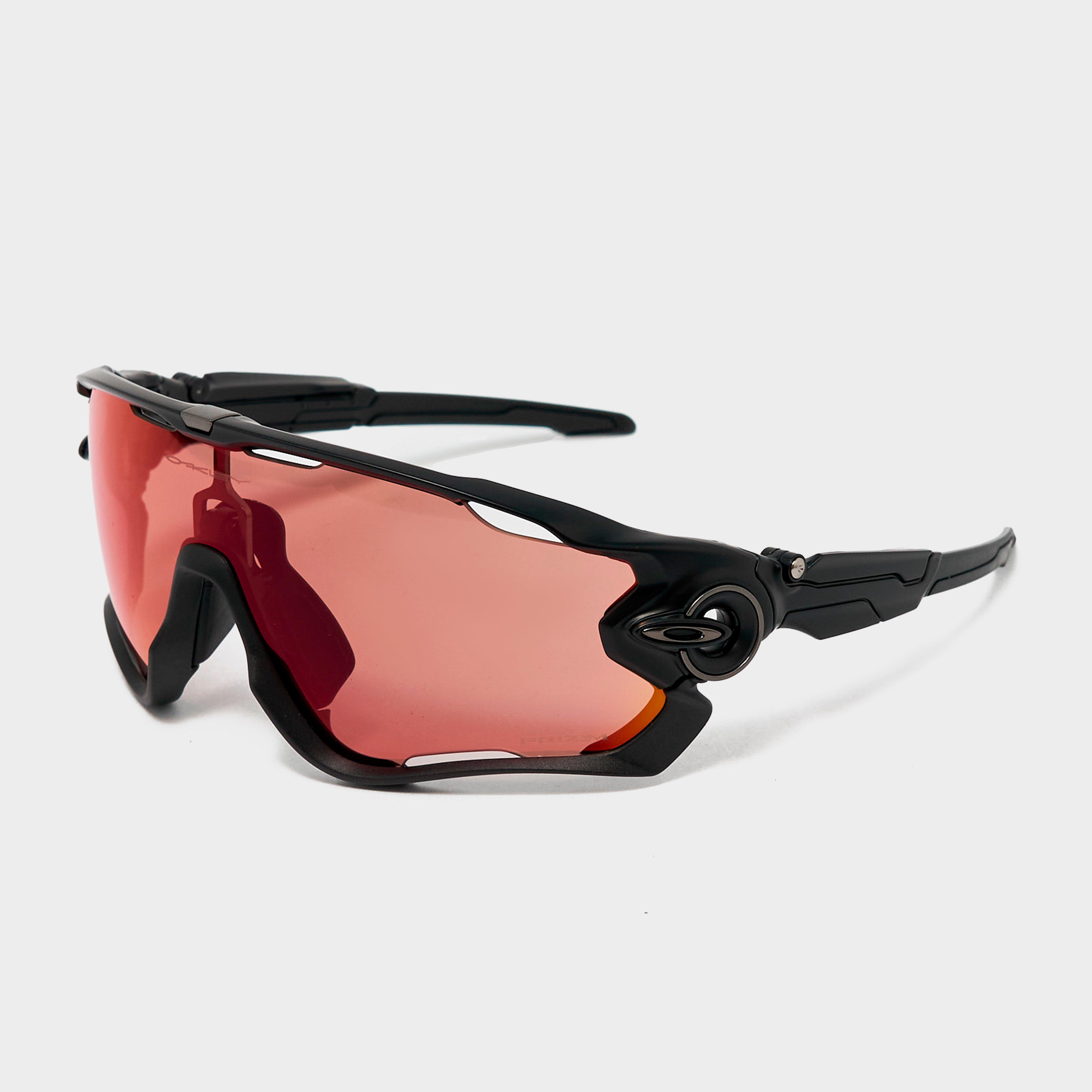 Oakley Jawbreaker Carbon Prizm Trail Torch Sunglasses, Black