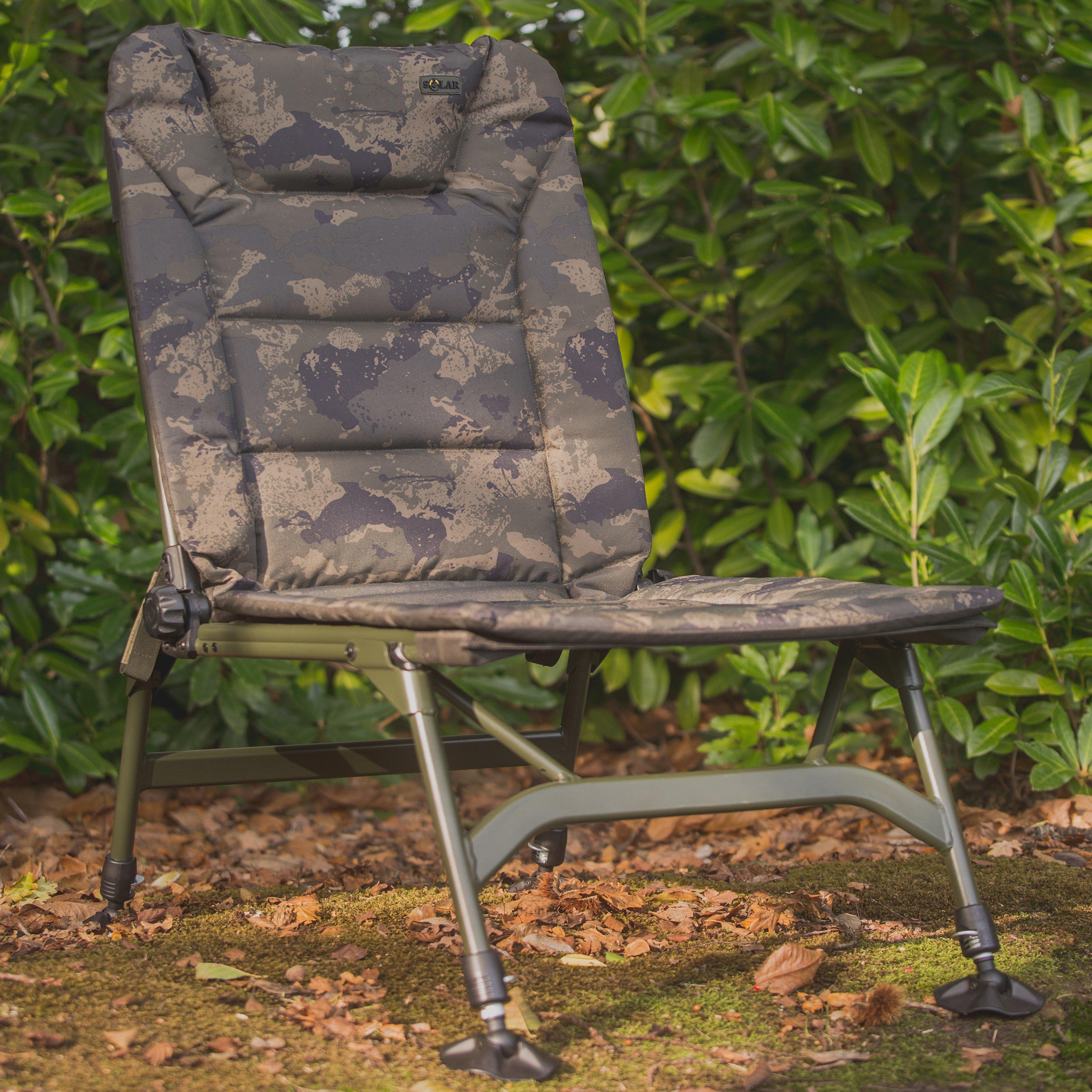 SOLAR TACKLE Solar Undercover Camo Session Chair, Green