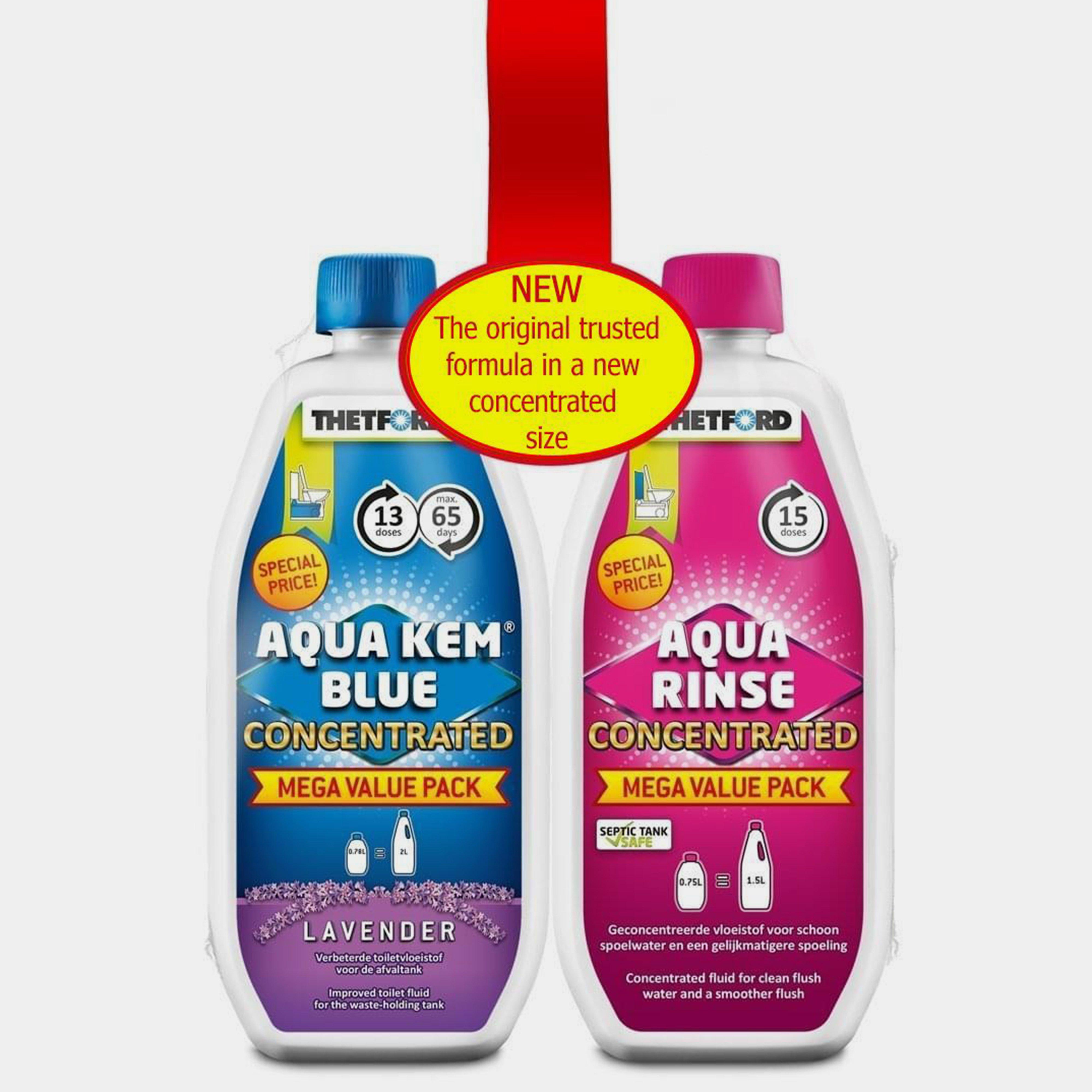 Thetford Aqua Kem Blue & Aqua Rinse Concentrate Duo Pack, Navy
