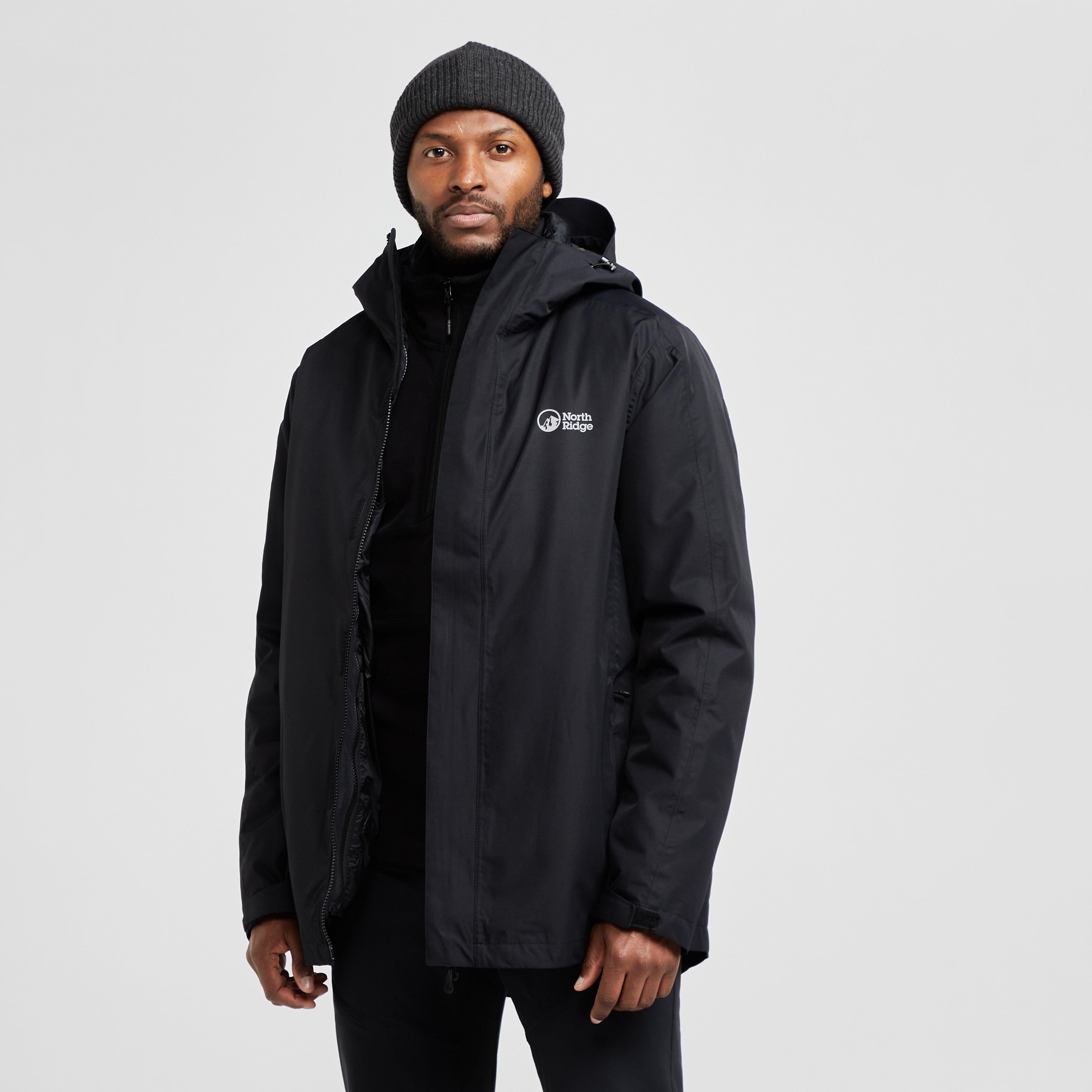 North Ridge Men's Align 3-in-1 Jacket, Black