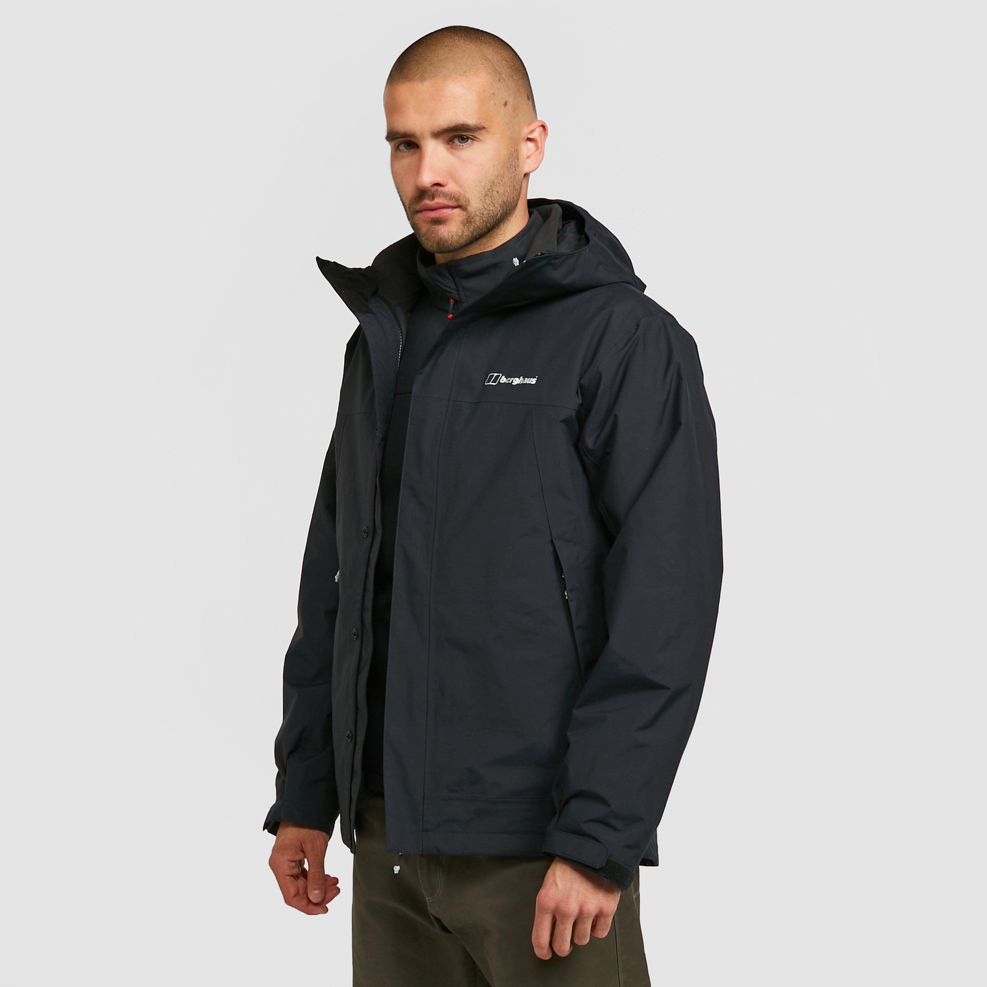 Berghaus Men's Stormcloud Prime 3-in-1 Waterproof Jacket, Black