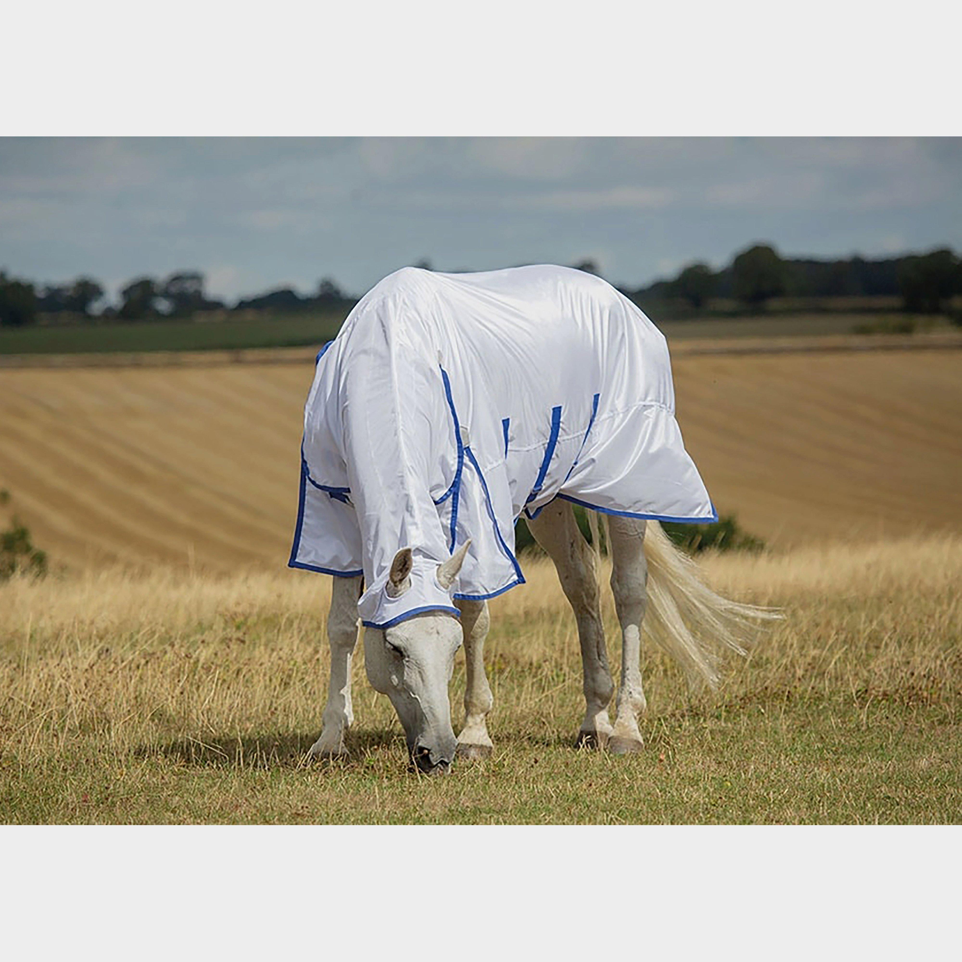 Shires Highlander Plus Fly Sheet Combo Neck, White