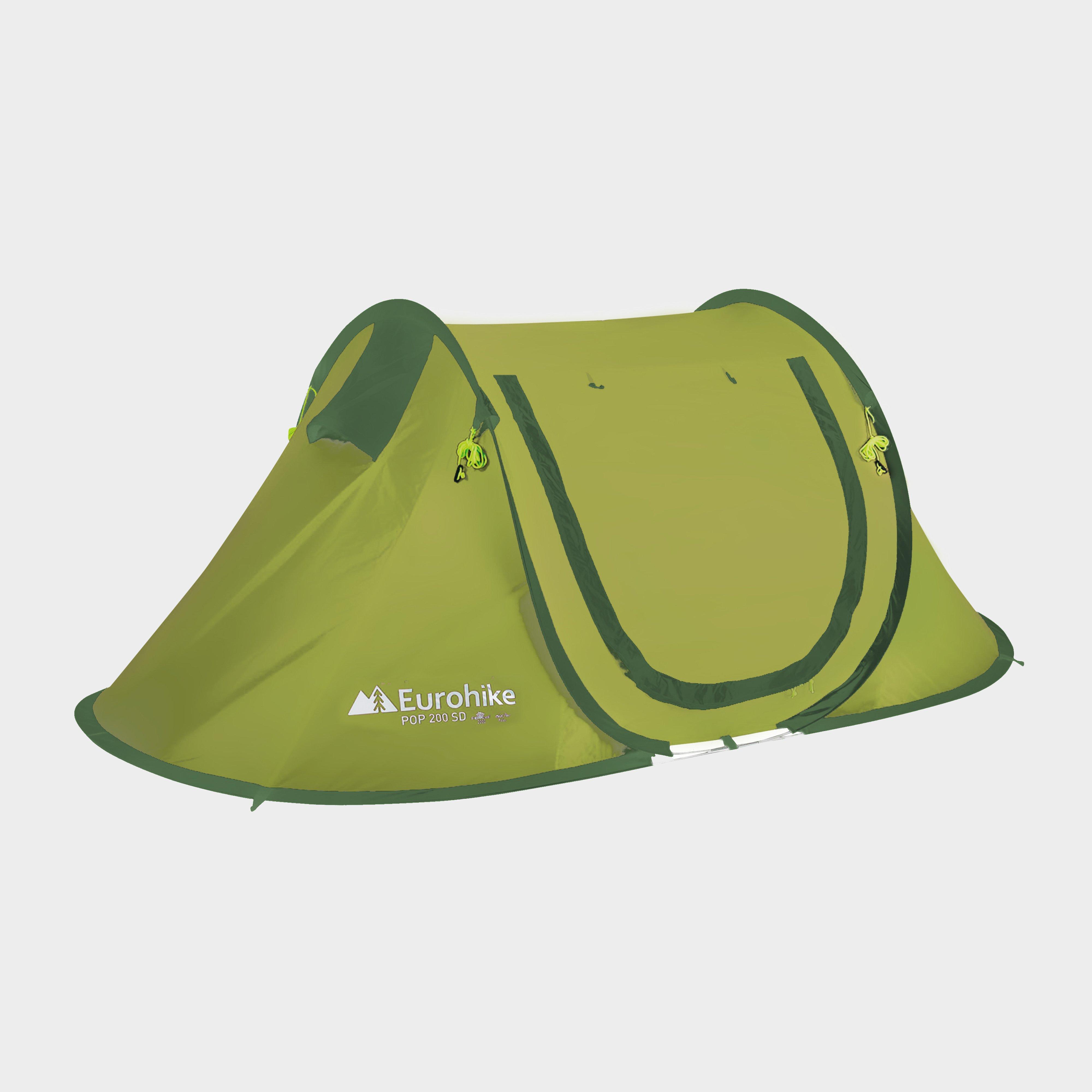 Eurohike Pop 200 2 Person Tent, Green