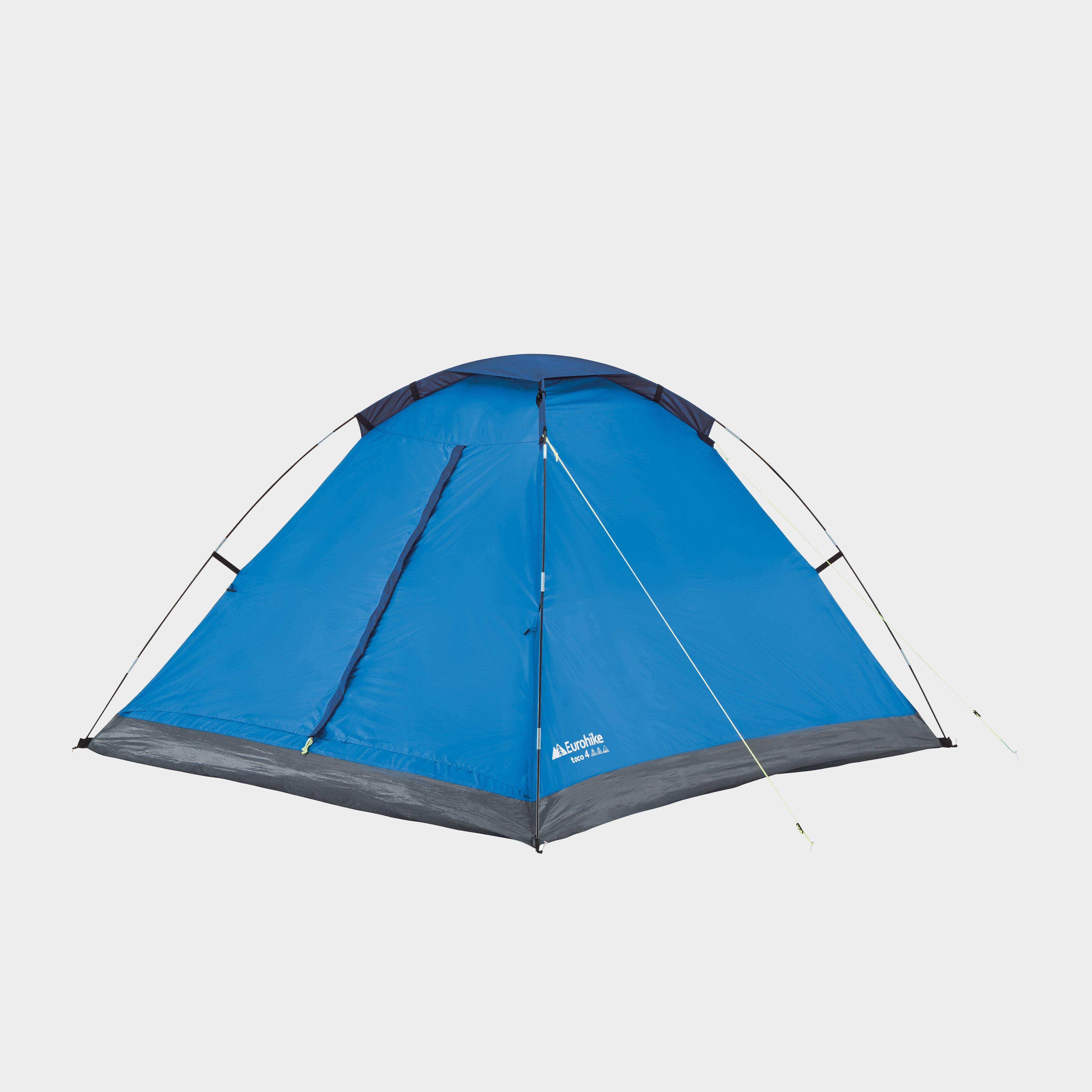 Eurohike Toco 4 Dome Tent, Blue