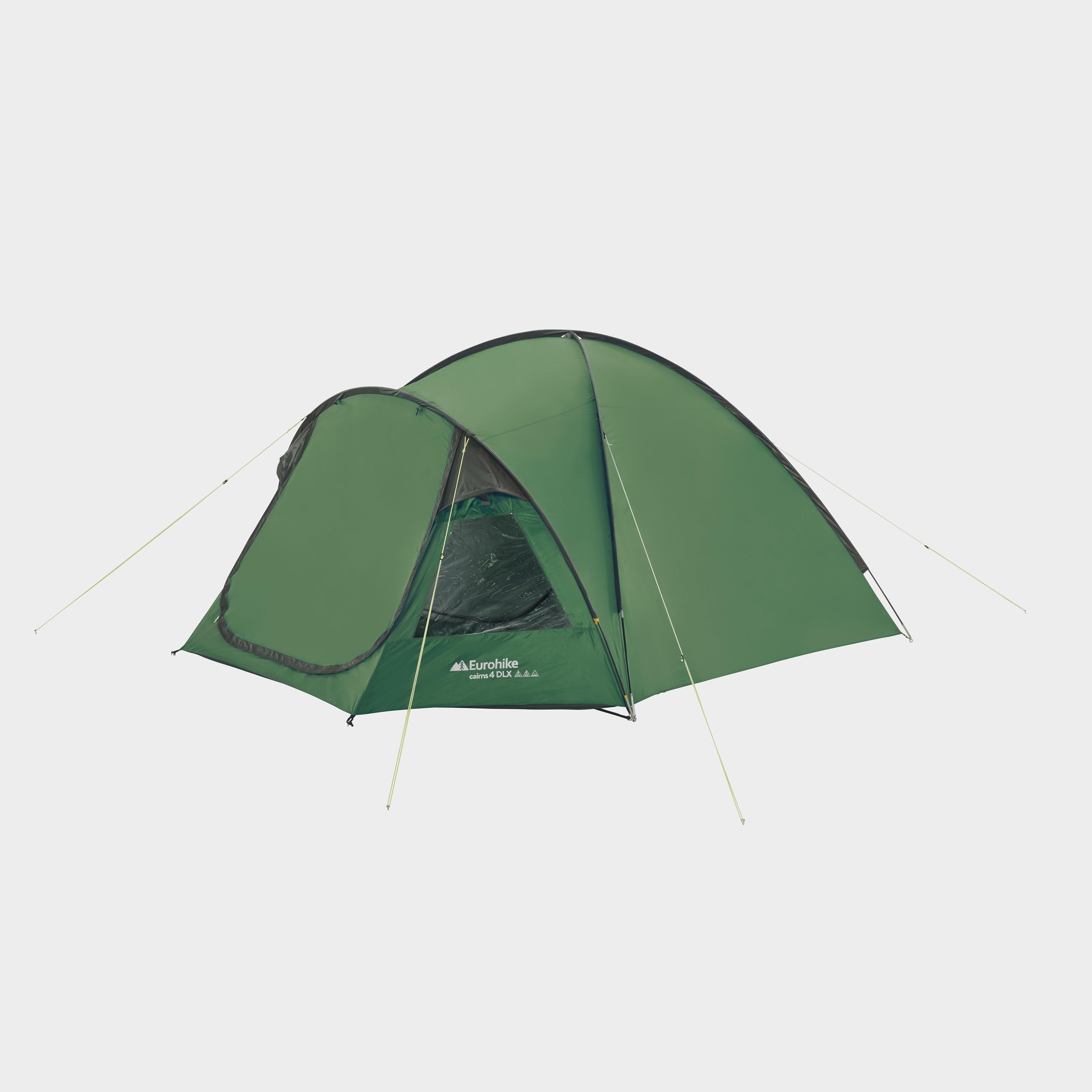 Eurohike Cairns 4 Deluxe Nightfall Tent, Green