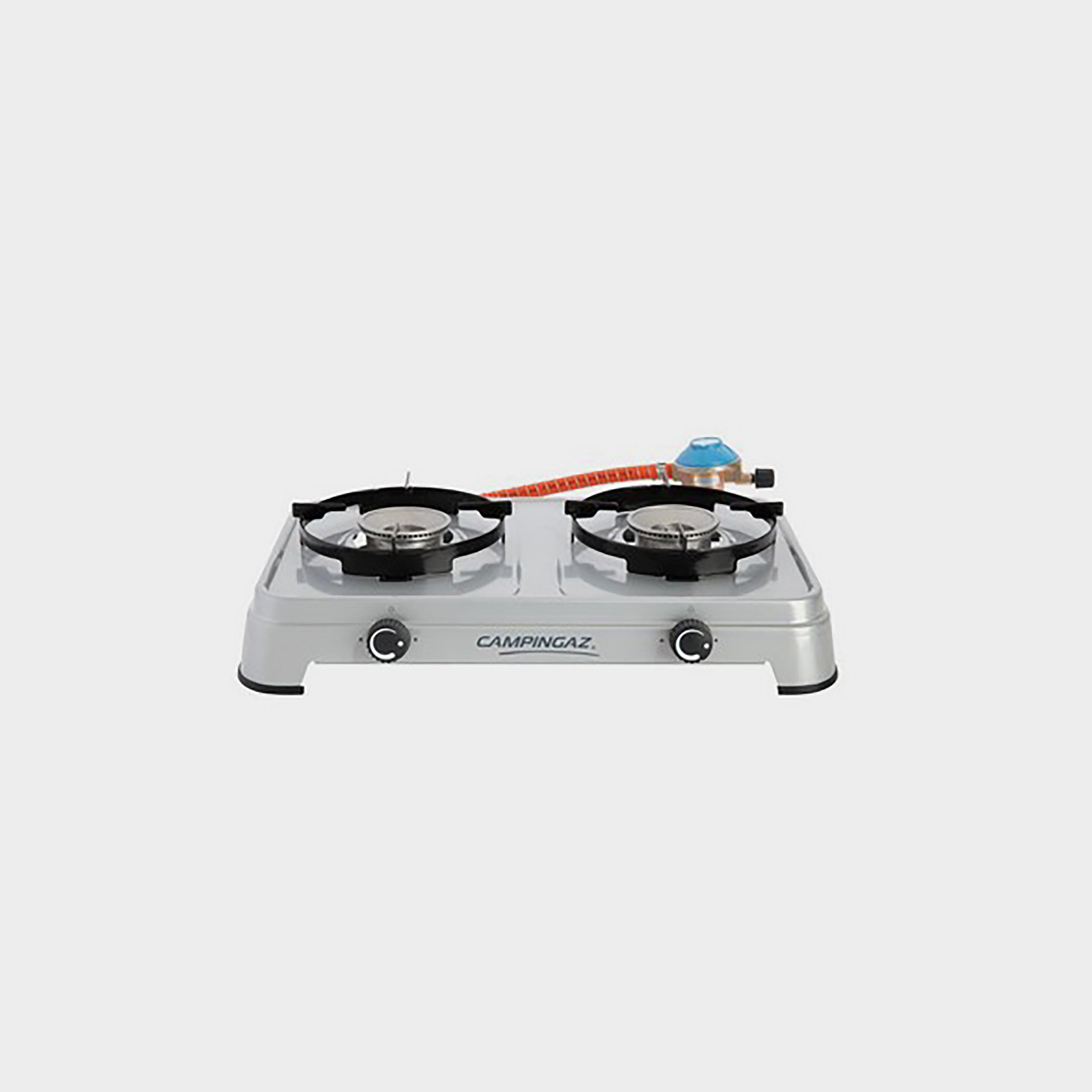 Campingaz Camping Cook CV Double Burner Camping Stove, Multi Coloured