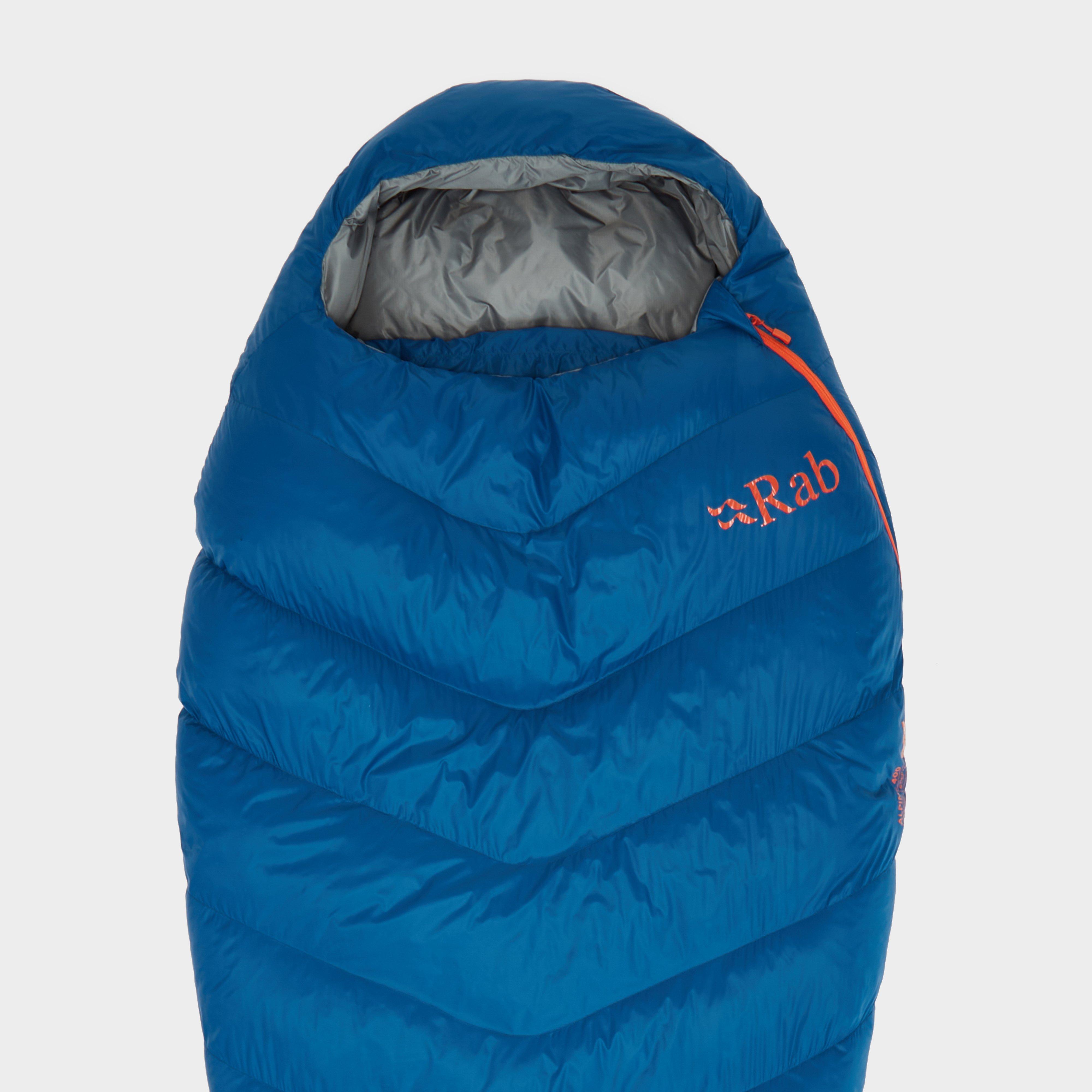Rab Alpine 400 Down Sleeping Bag, Blue