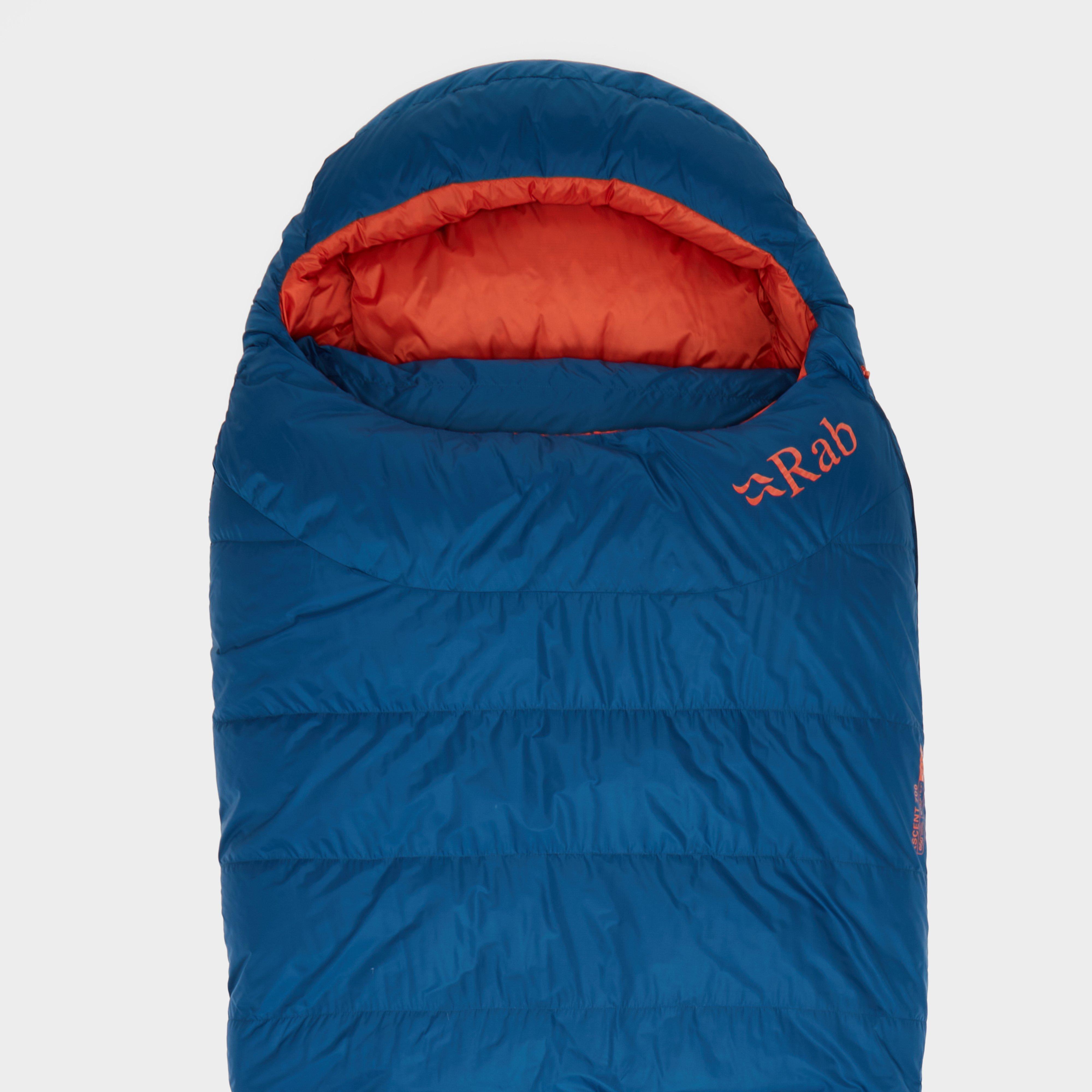 Rab Ascent 700 Hydrophobic Down Sleeping Bag (Left Zip), Navy