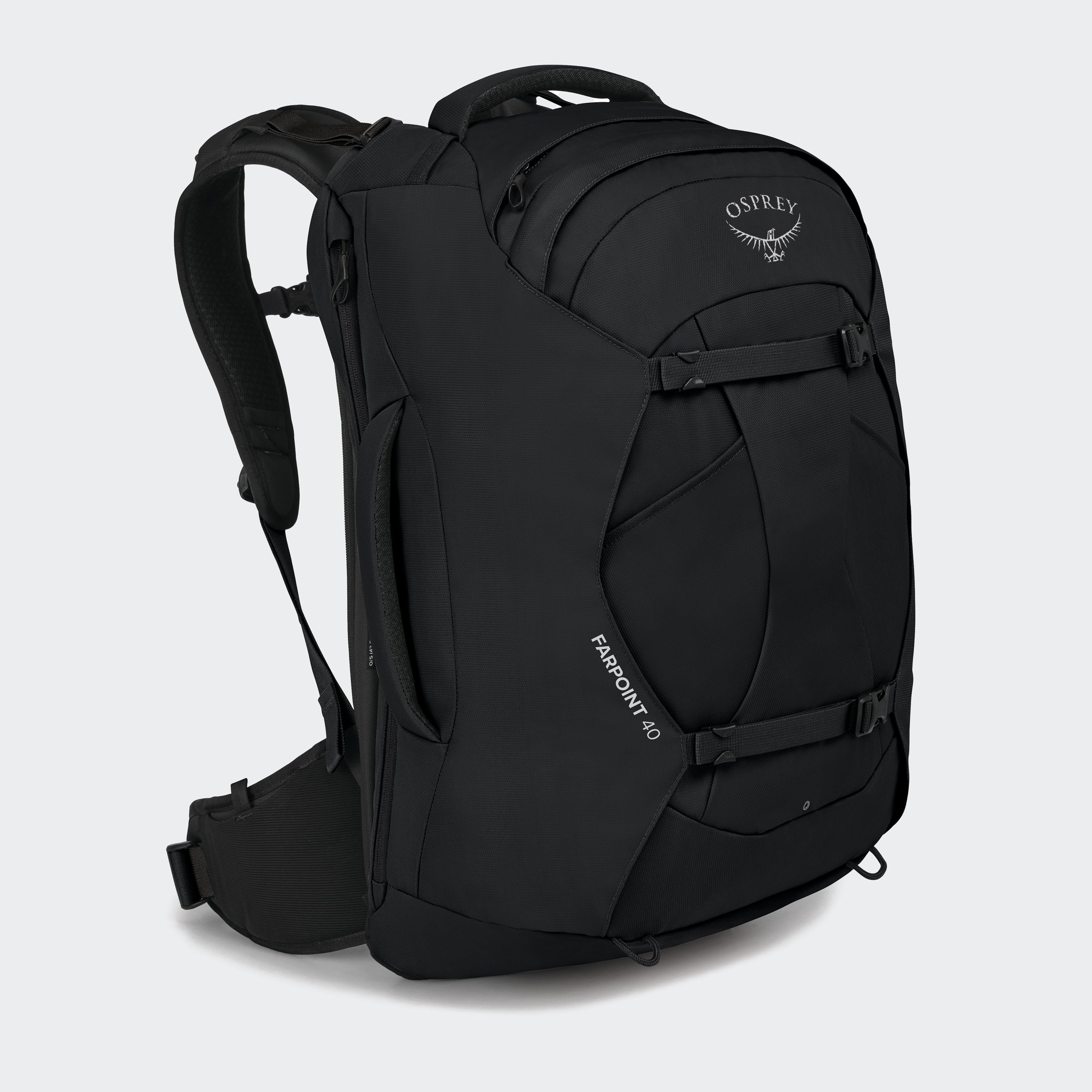 Osprey Farpoint 40L Travel Backpack, Black