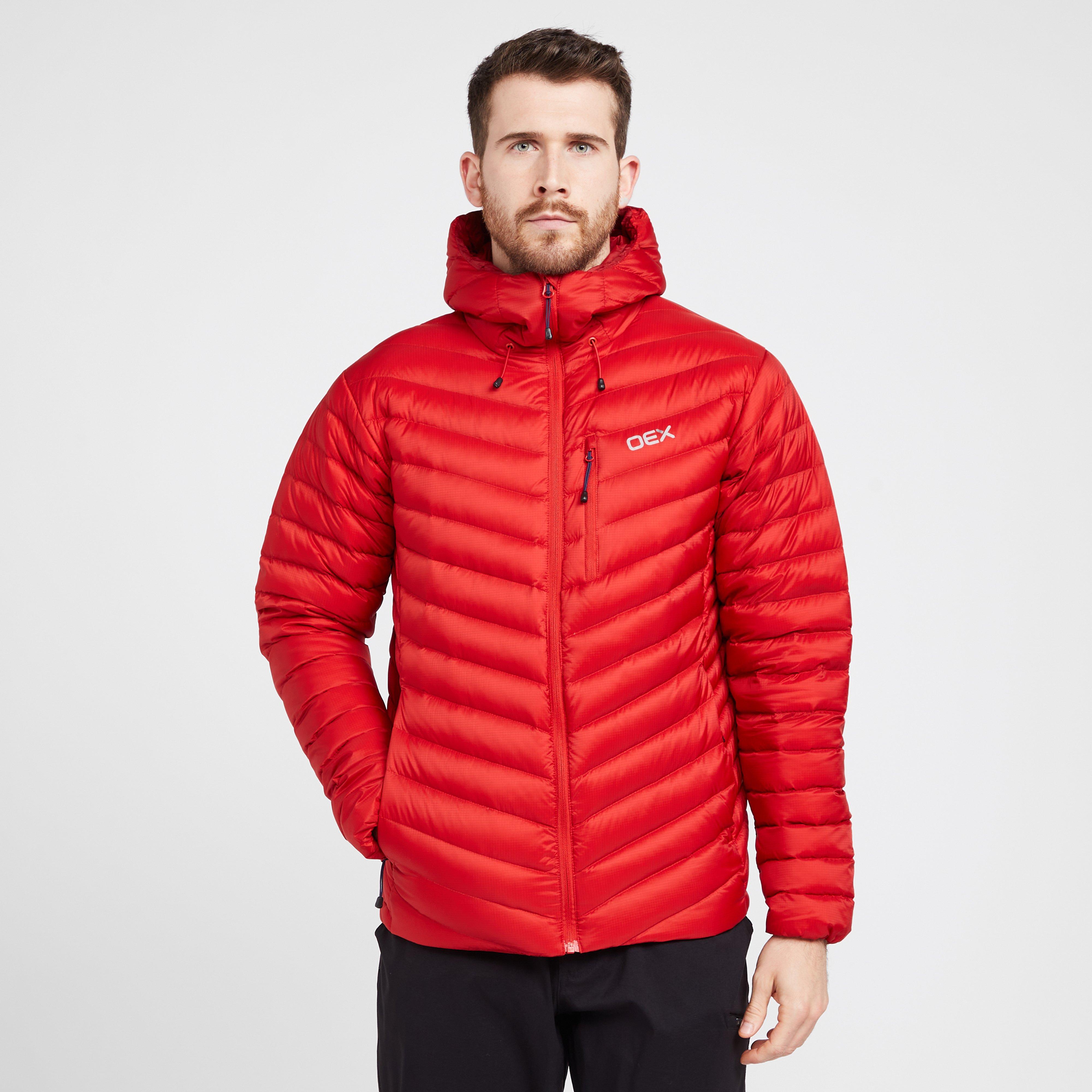 OEX Men's Kintra Down Jacket, Red