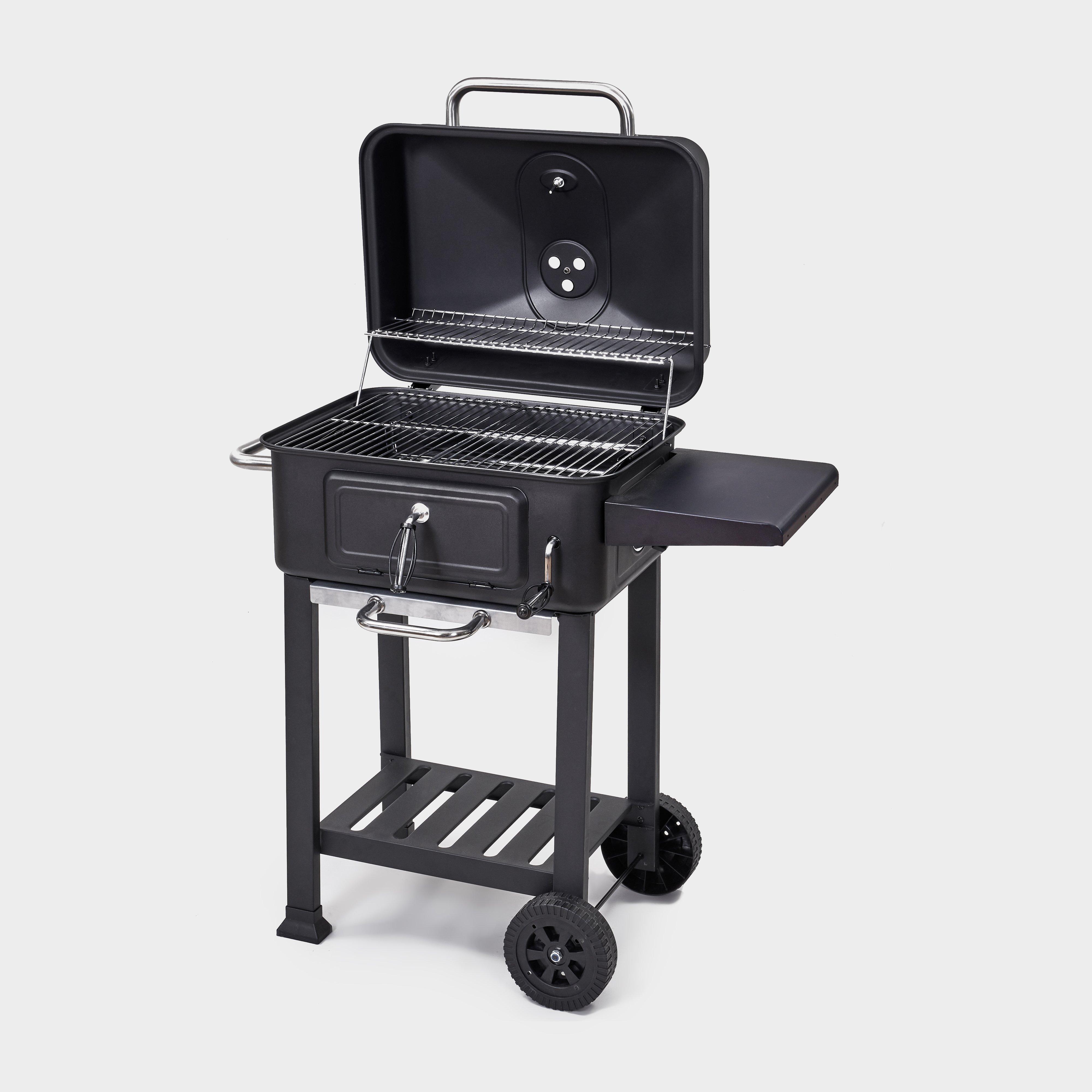 HI-GEAR Prima Charcoal BBQ, Black