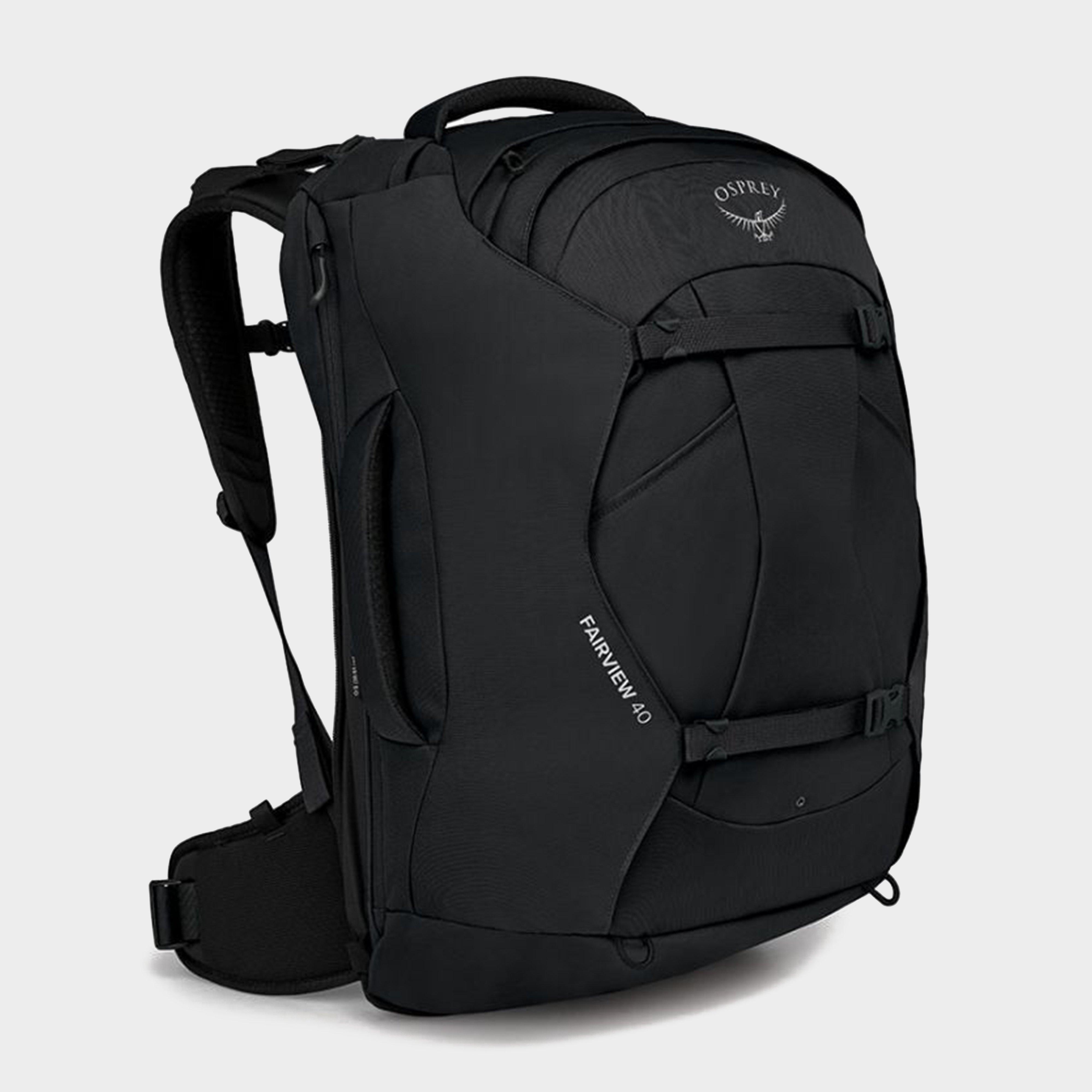 Osprey Women's Fairview 40L Travel Backpack, Black