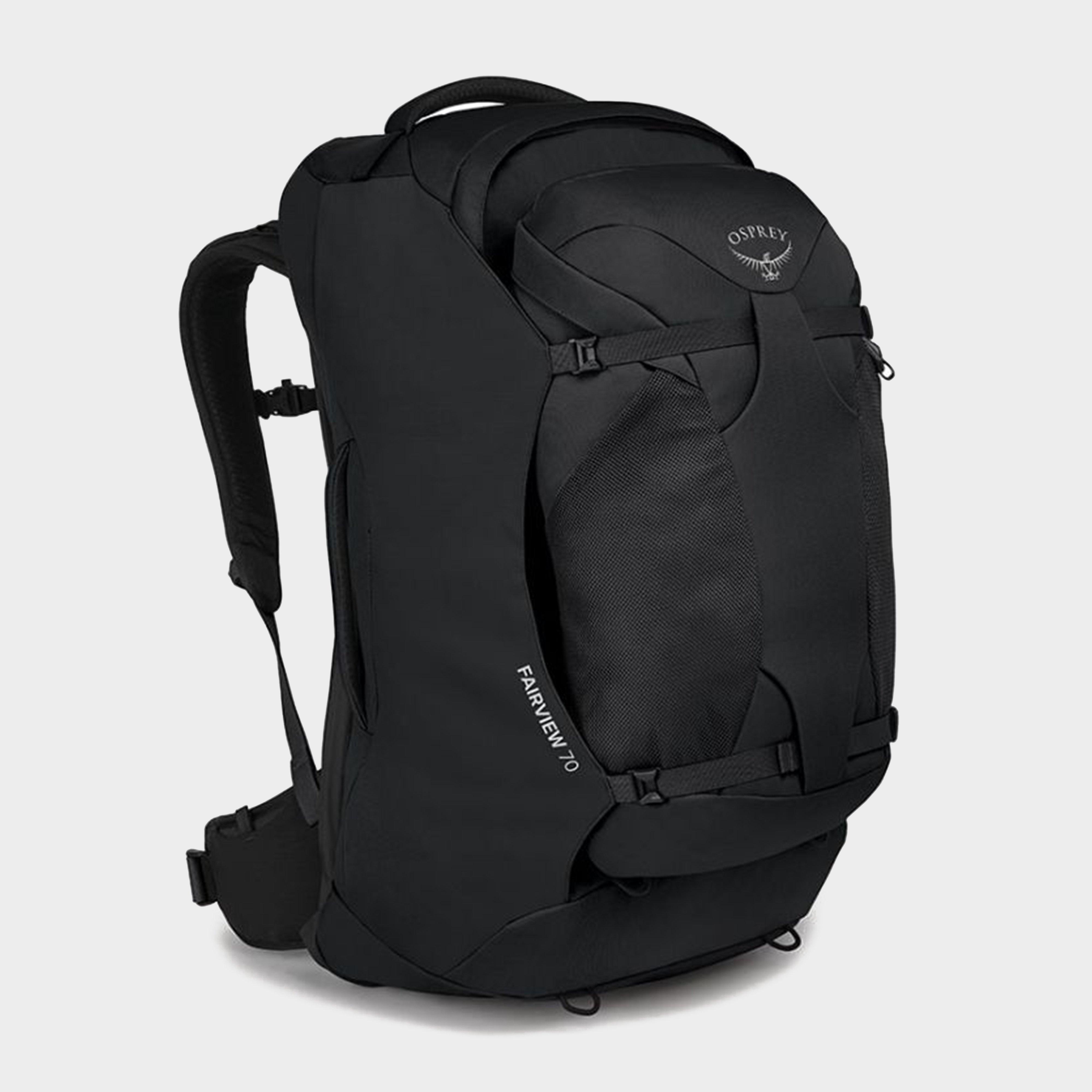 Osprey Women's Fairview 70L Travel Backpack, Black