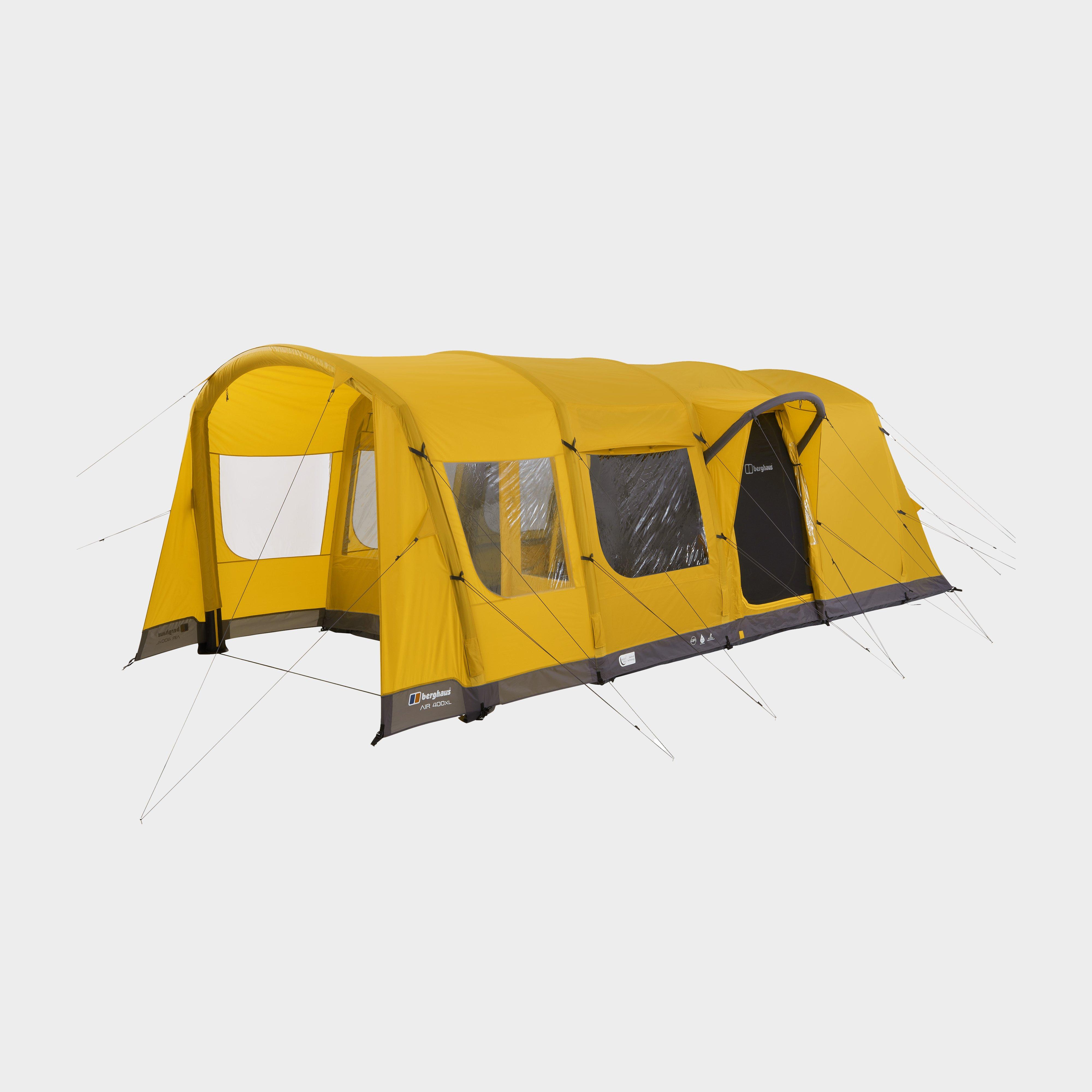 Berghaus Air 400 XL Nightfall Limited Edition Tent, Yellow