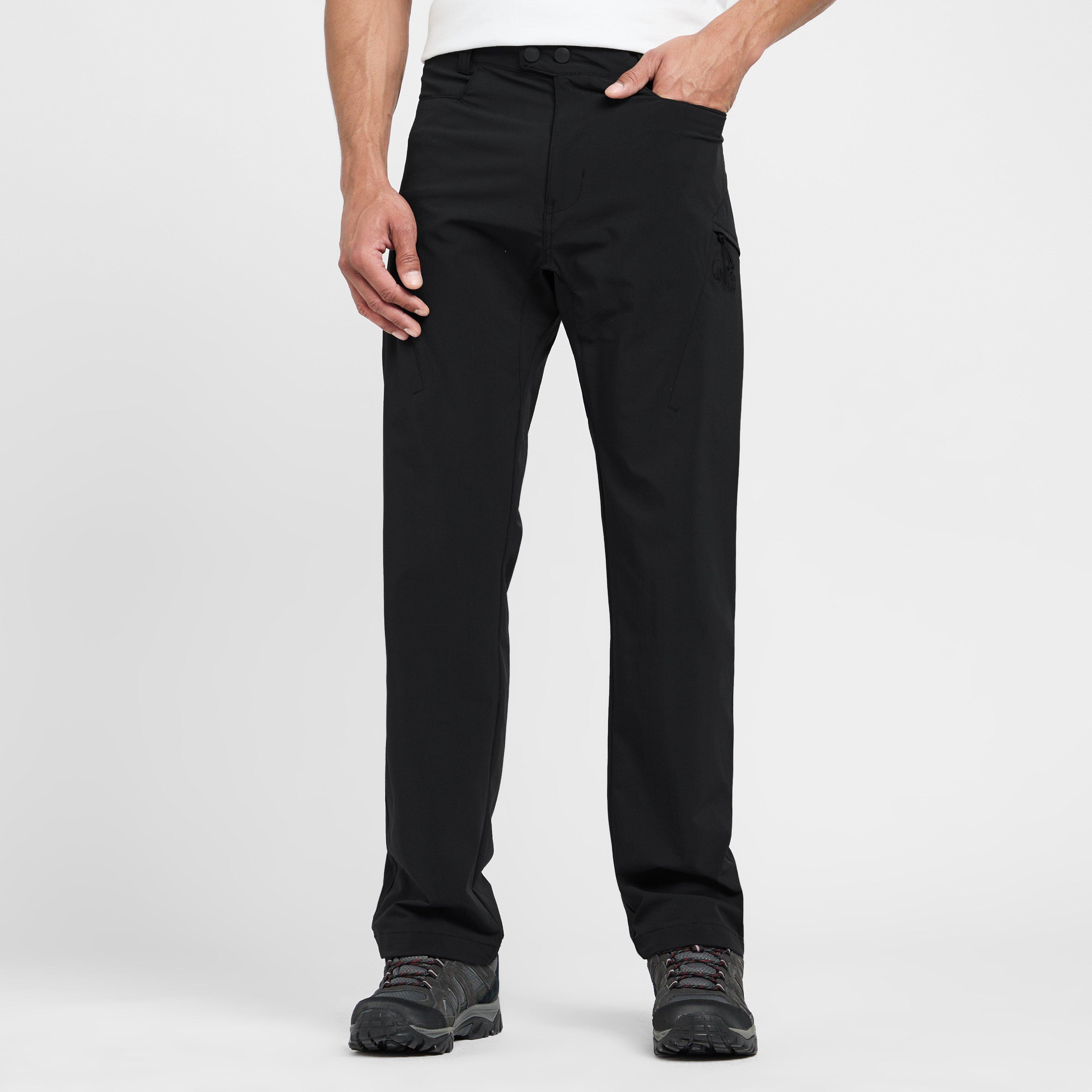 North Ridge Men's Tech Walking Trousers, Black