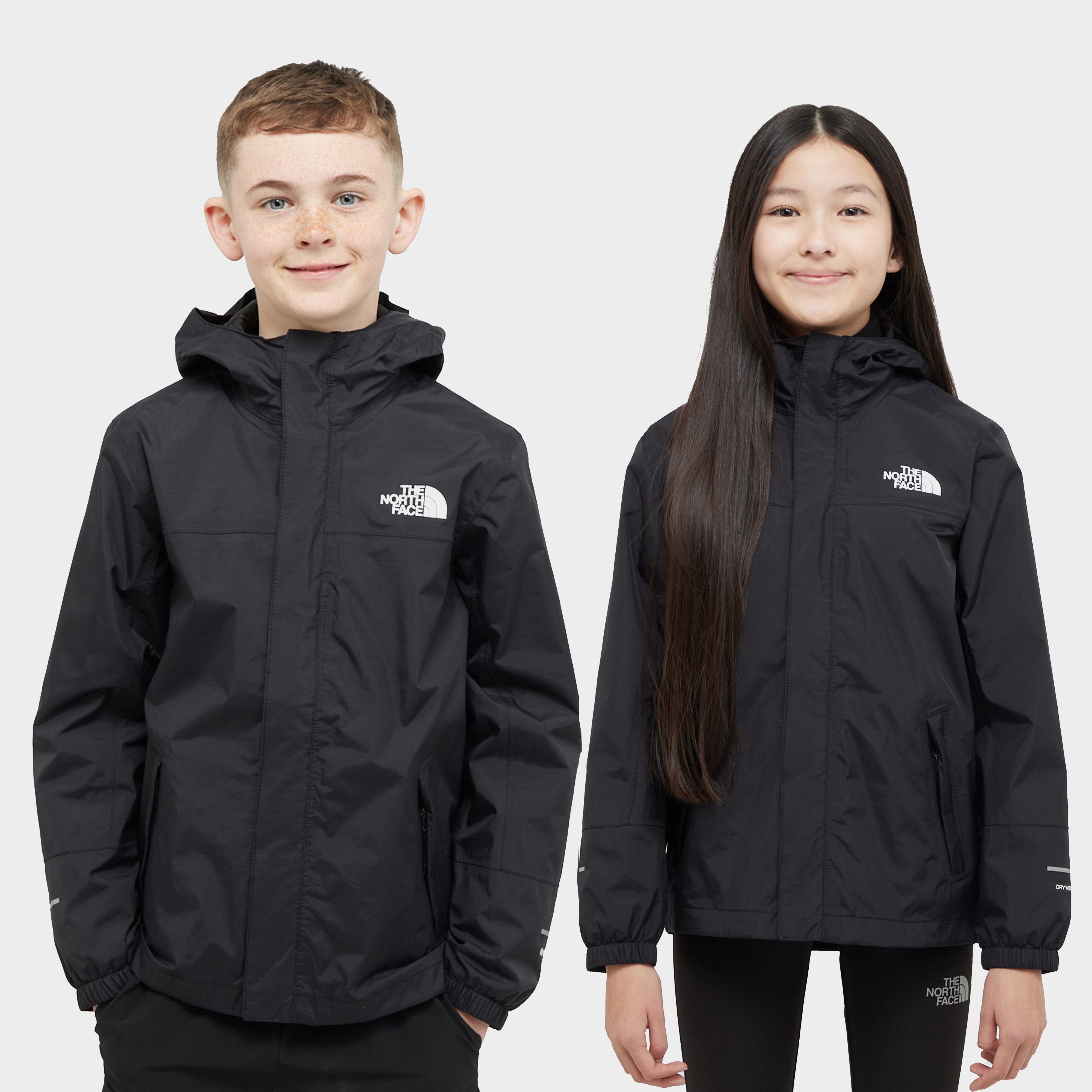The North Face Kids' Antora Rain Jacket, Black