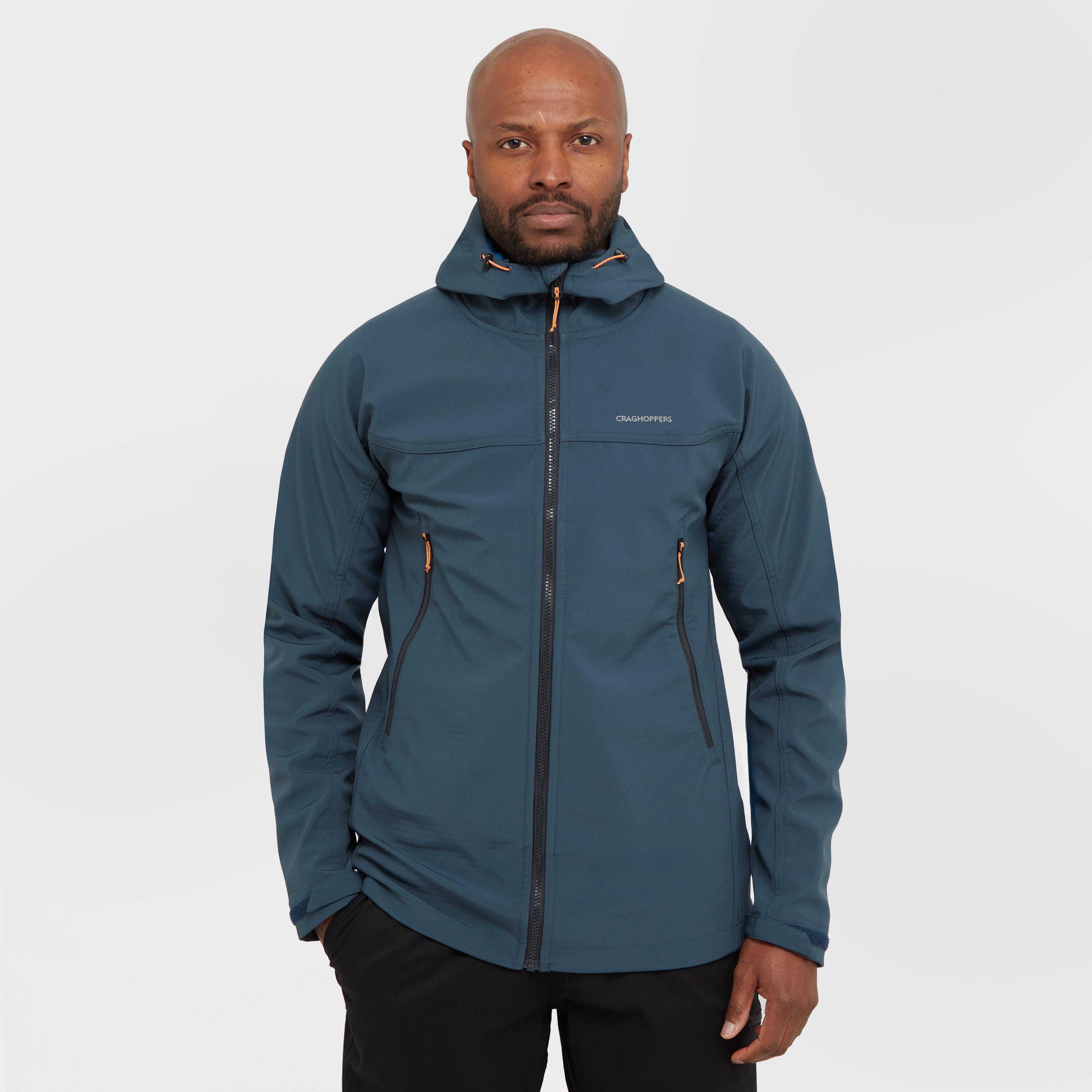 Craghoppers Men's Seer Waterproof Softshell Jacket, Blue