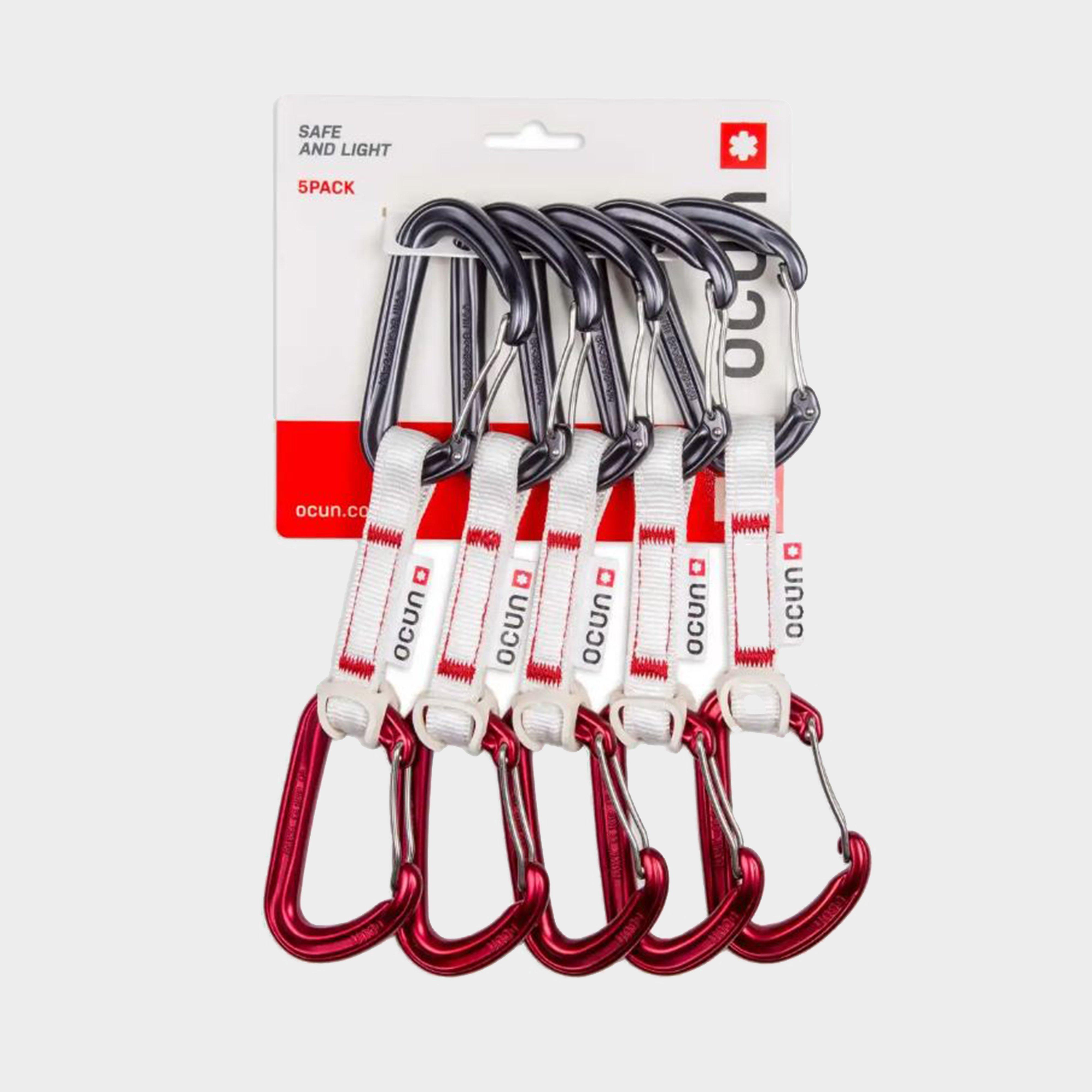 Ocun Hawk QD Combi Bio-Dyn-Ring 15mm 10cm (6 Pack), Red