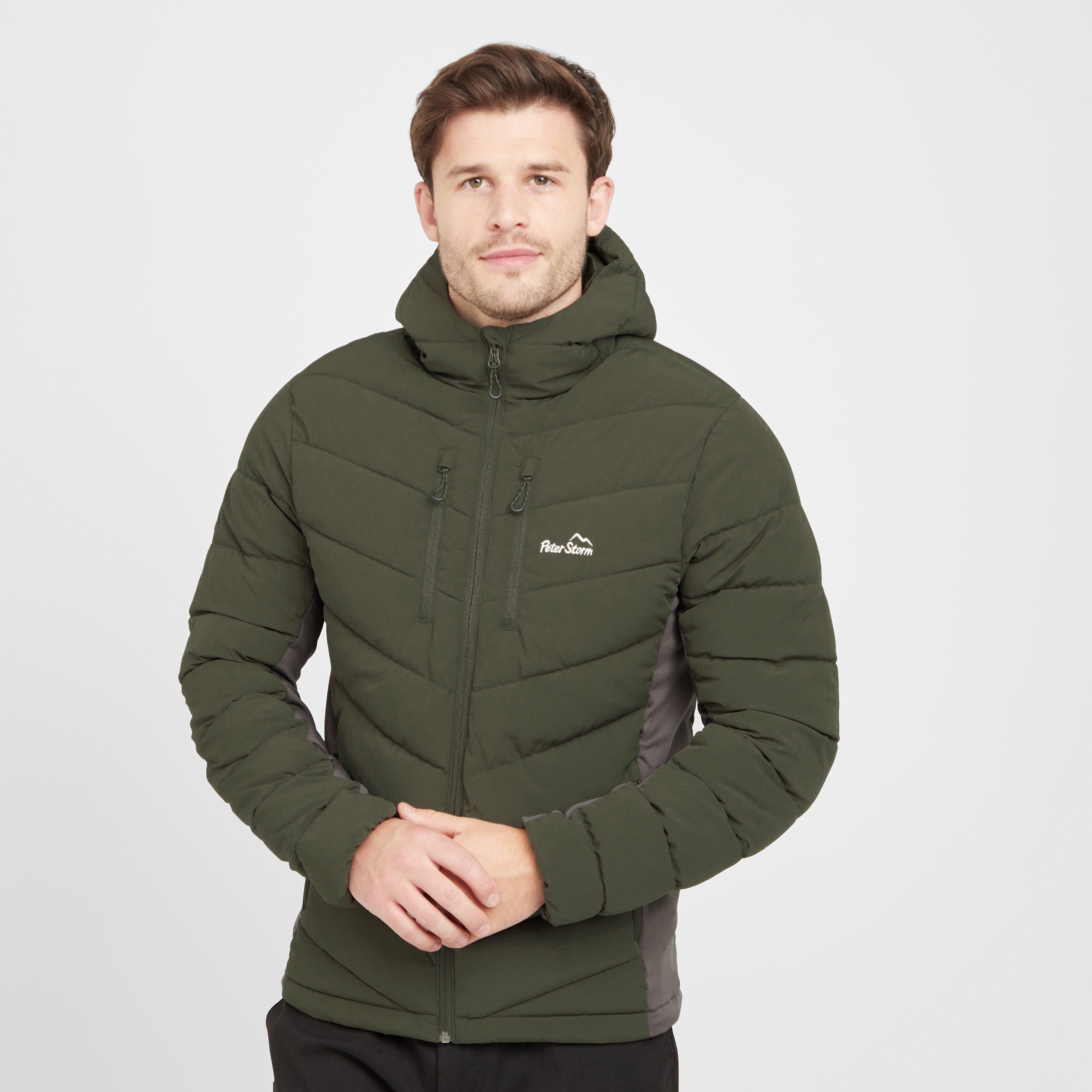 Peter Storm Men's Ingleton Hybrid Jacket, Khaki